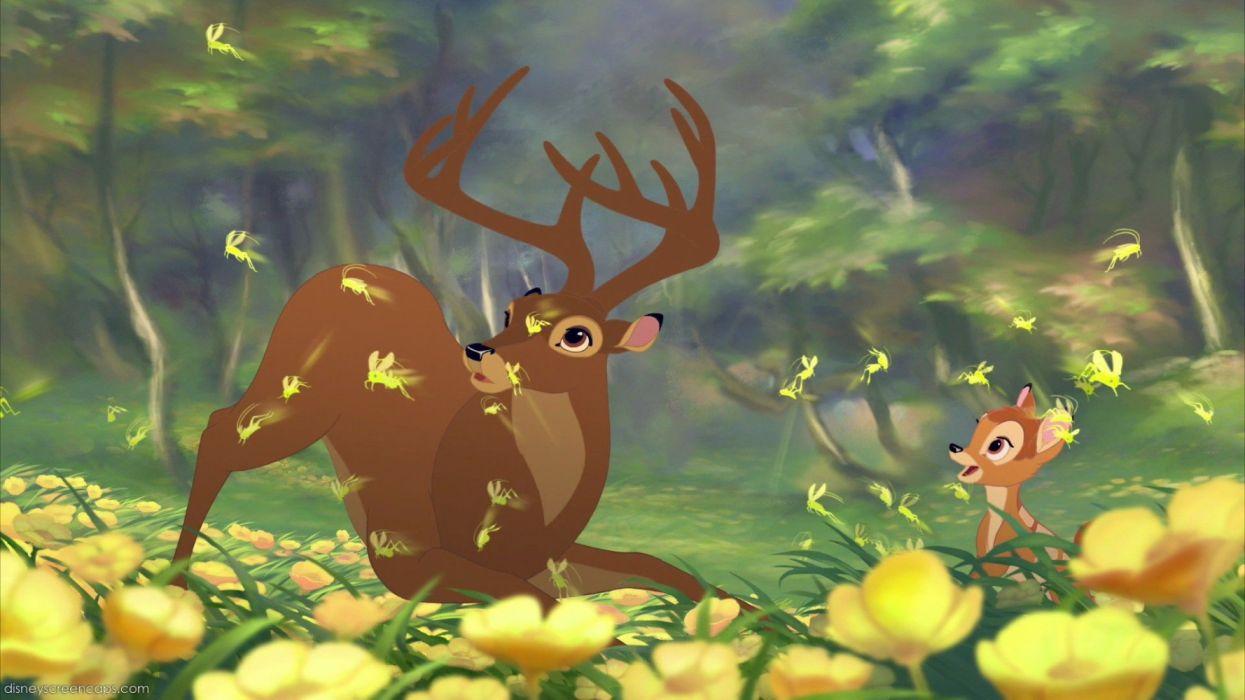 1245x700 Bambi cartoon deer cute wallpaperx1080
