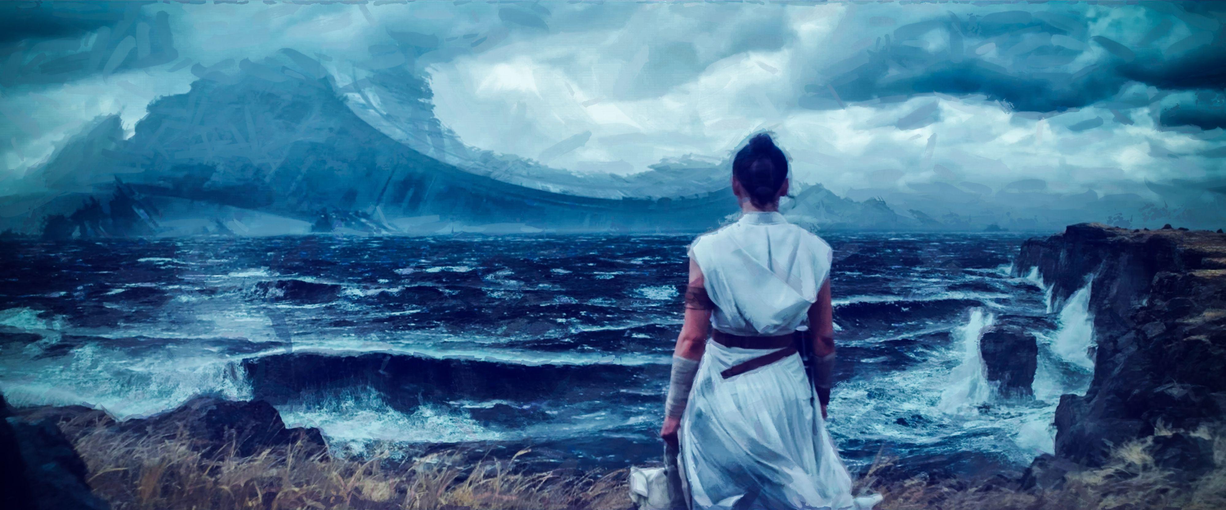 4000x1663 Star Wars Jedi The Rise of Skywalker Art Wallpaper, HD Artist 4K