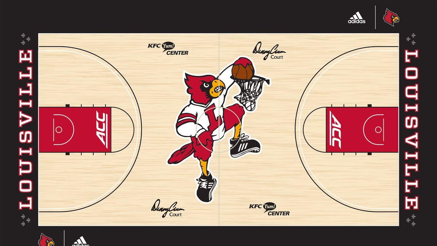 1422x800 Louisville basketball's court at KFC Yum Center is getting a makeover
