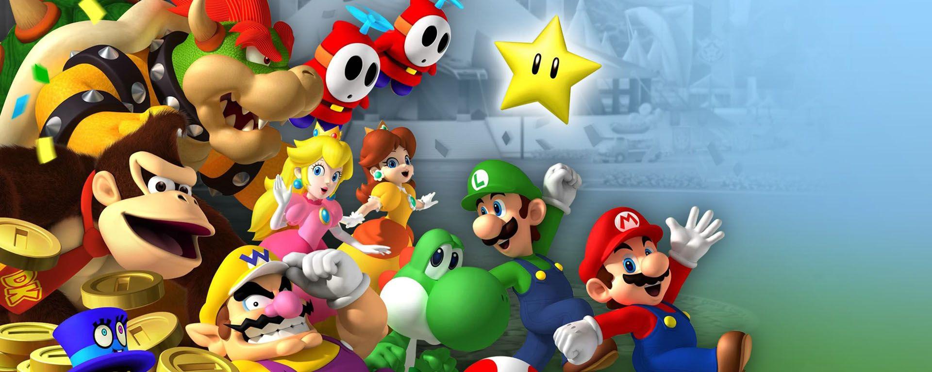 1920x768 Mario Party Dual Screen