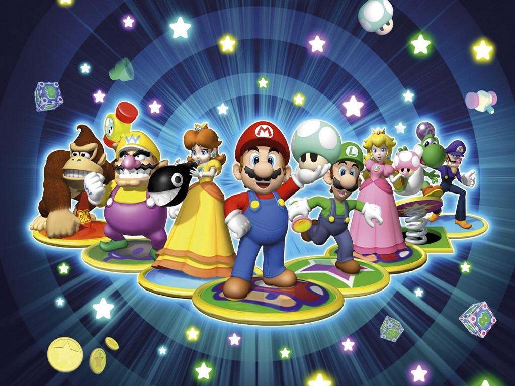 Download Mario Party 1024 X 729 Wallpaper Wallpaper  Wallpaperscom