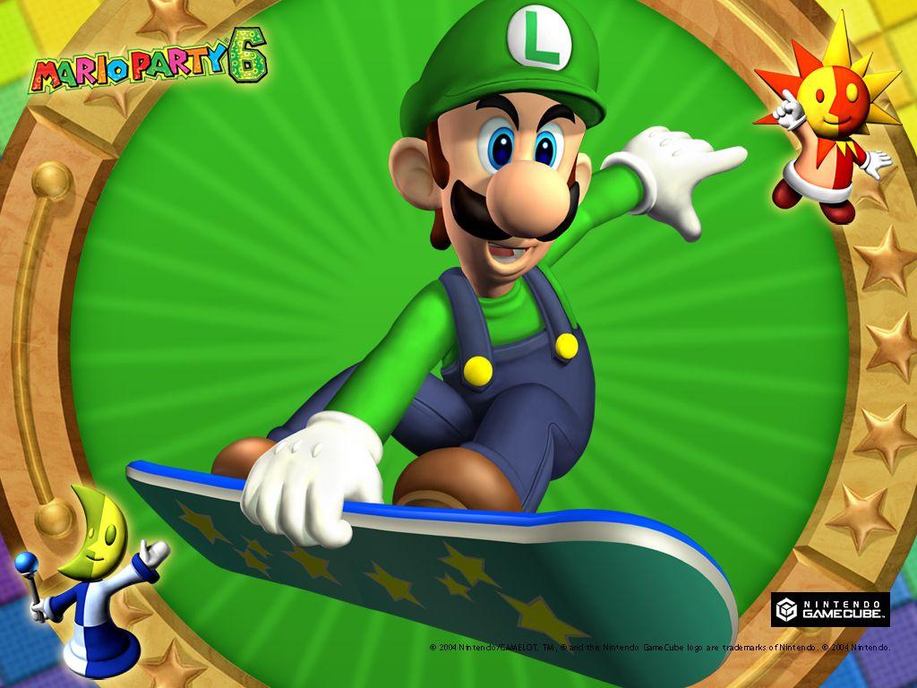 1024x768 Mario Party 6 Luigi Wallpaper Mario Party Download