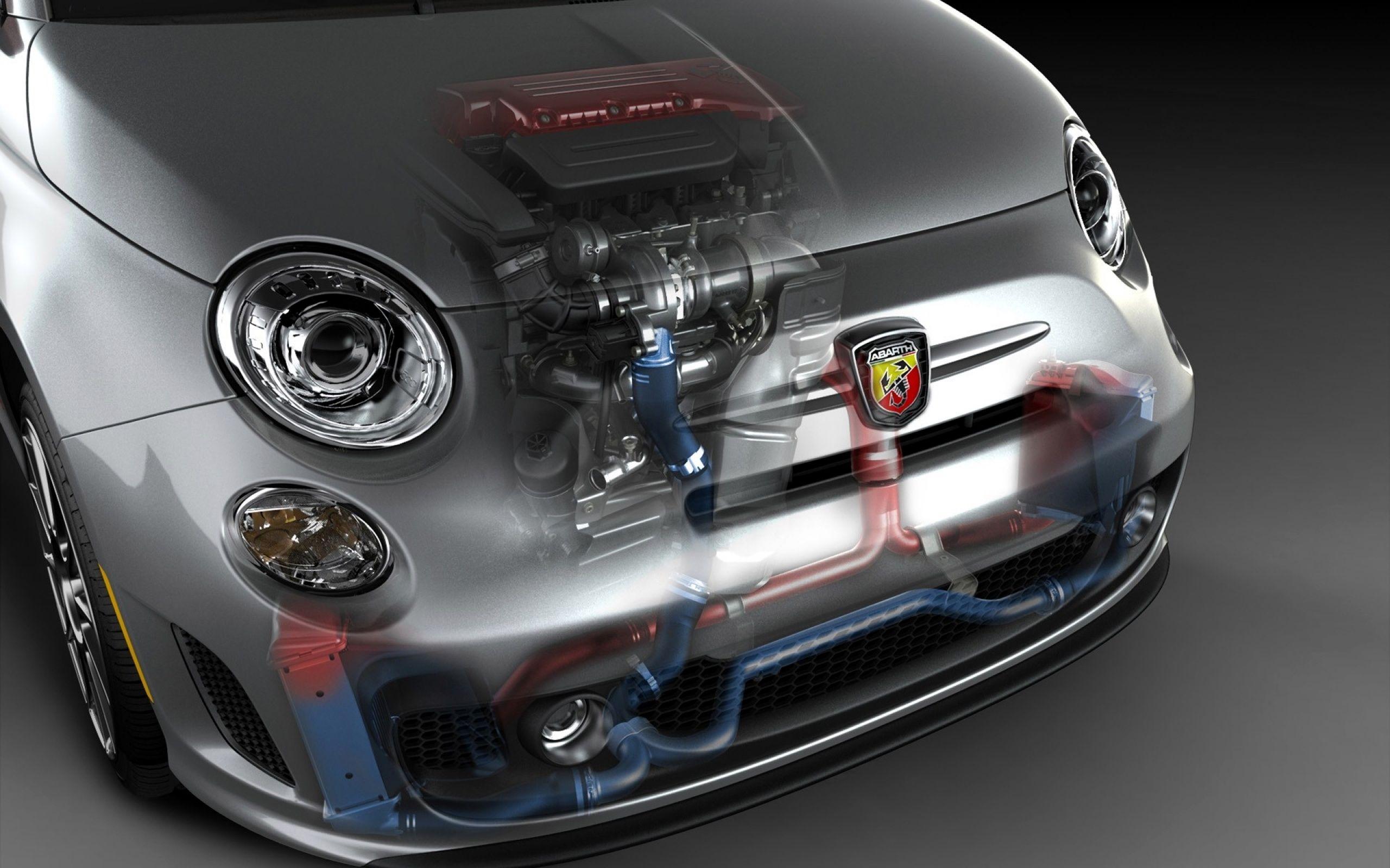 2560x1600 Fiat 500 Abarth Engine On HD Wallpaper 500 Faceit Car