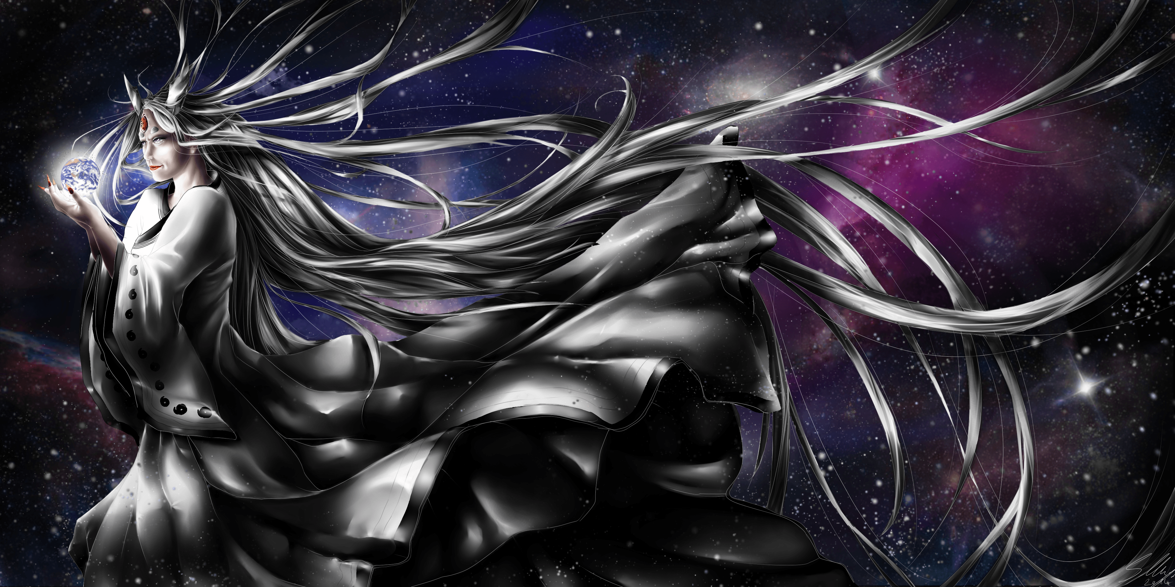 4000x2000 Kaguya Ōtsutsuki Wallpaper