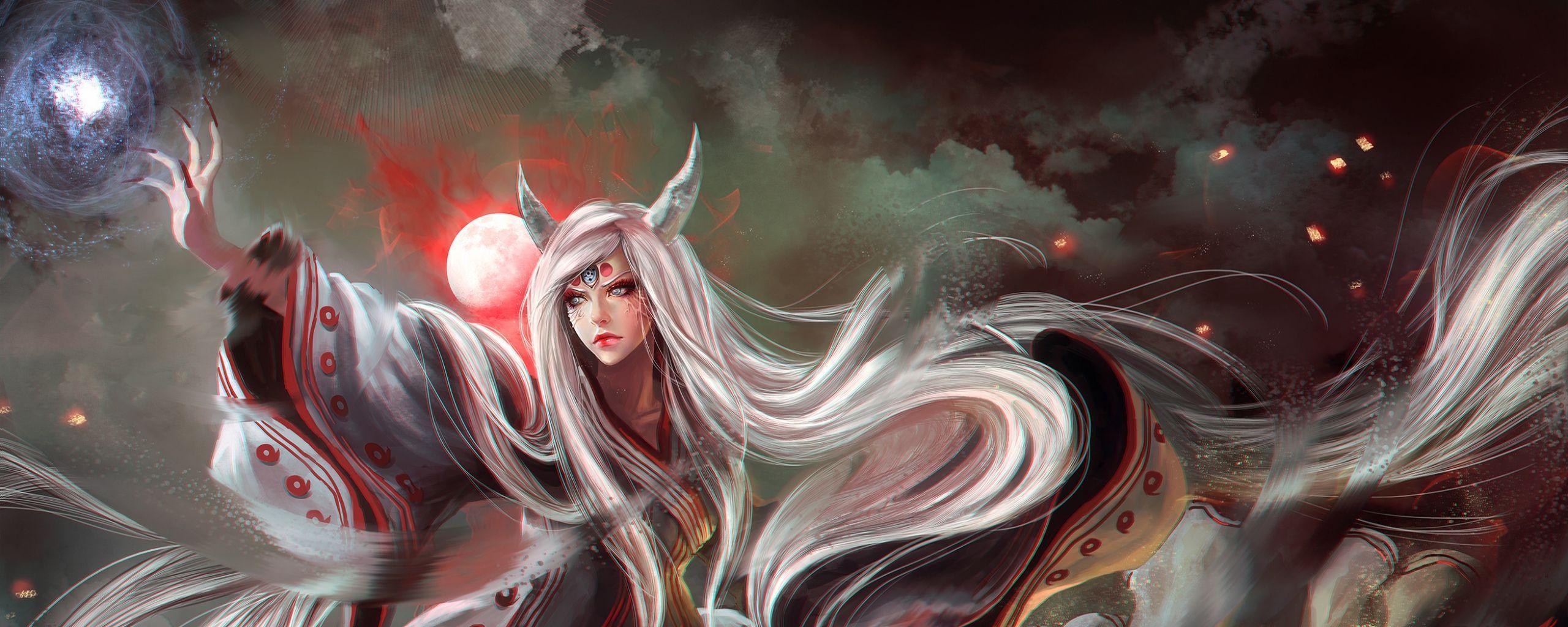 2560x1024 Kaguya Wallpaper