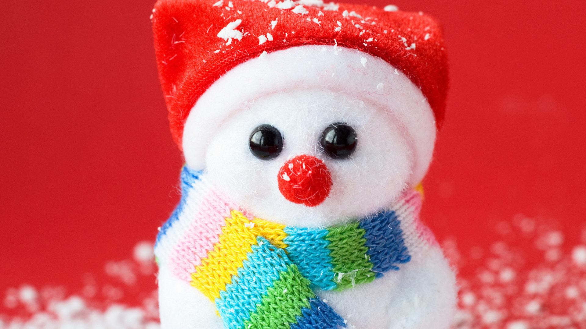 1920x1080 Cute Snowman