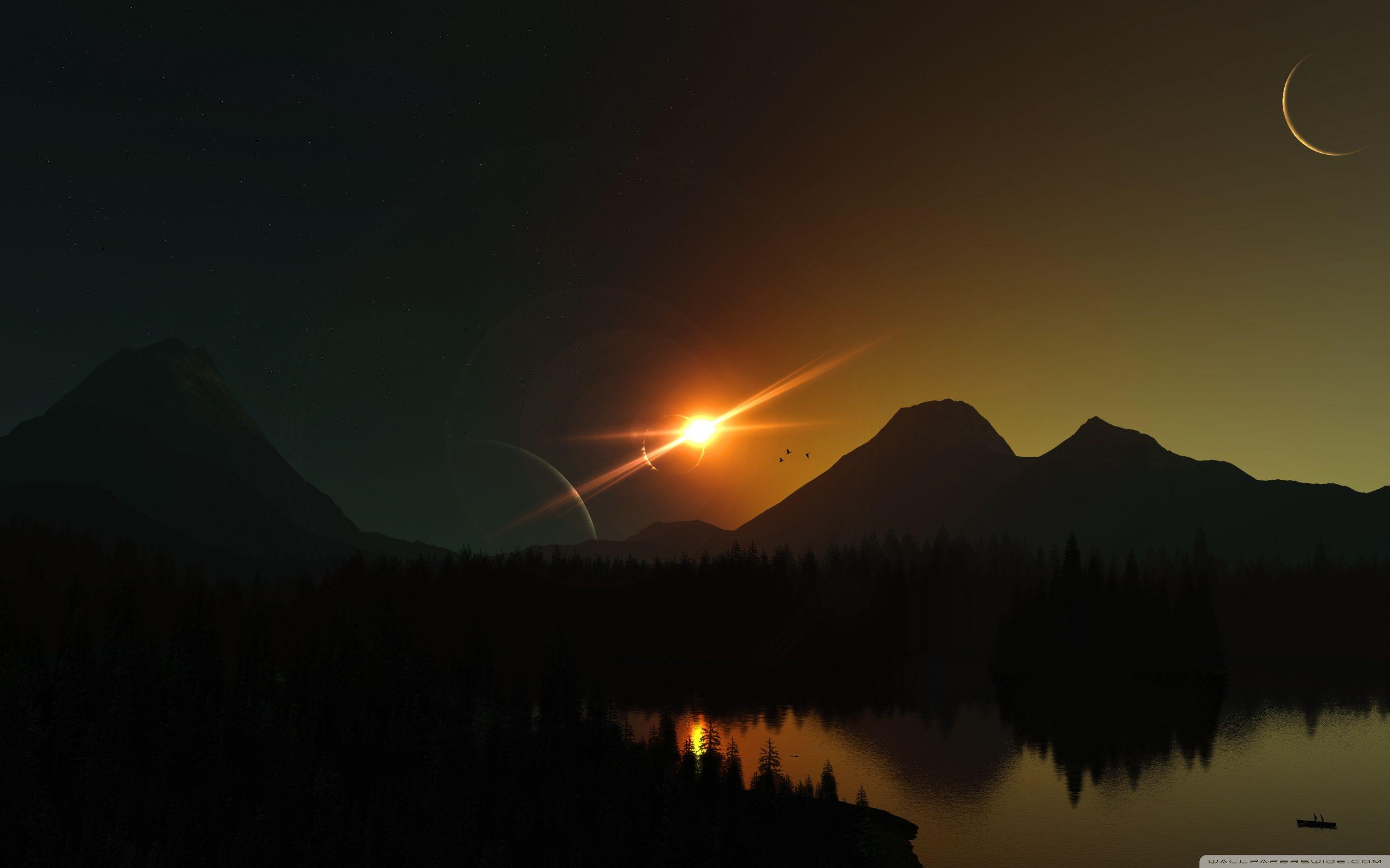 2880x1800 Free Solar Eclipse Wallpaper #FG61UC1