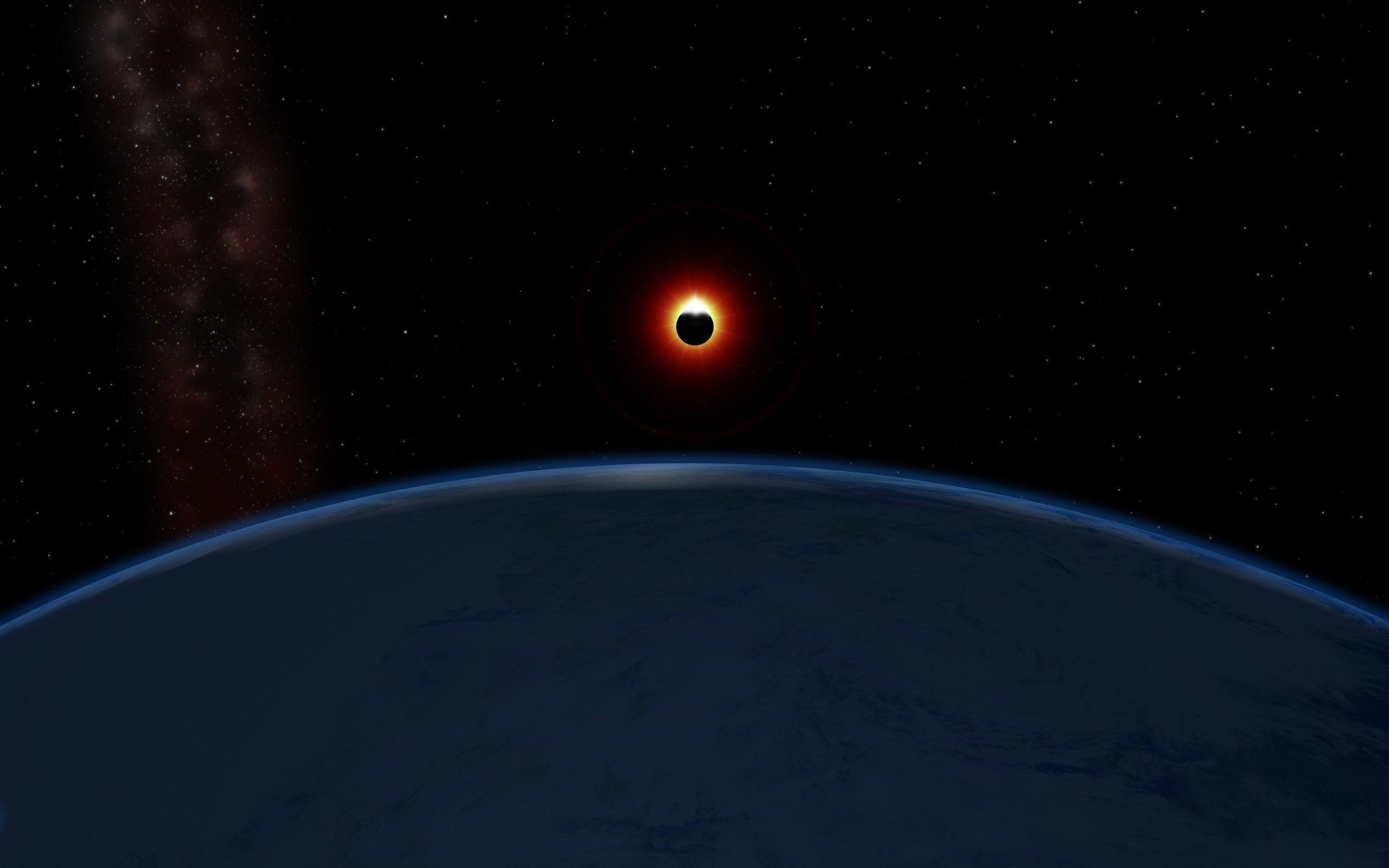 2560x1600 Solar Eclipse Wallpaper