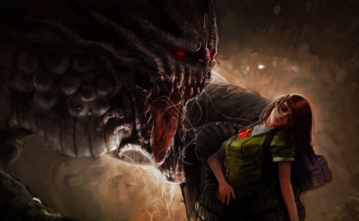 1200x741 Monsters Fantasy Girls Monster Scary Horror Girl Dark Wallpaper At