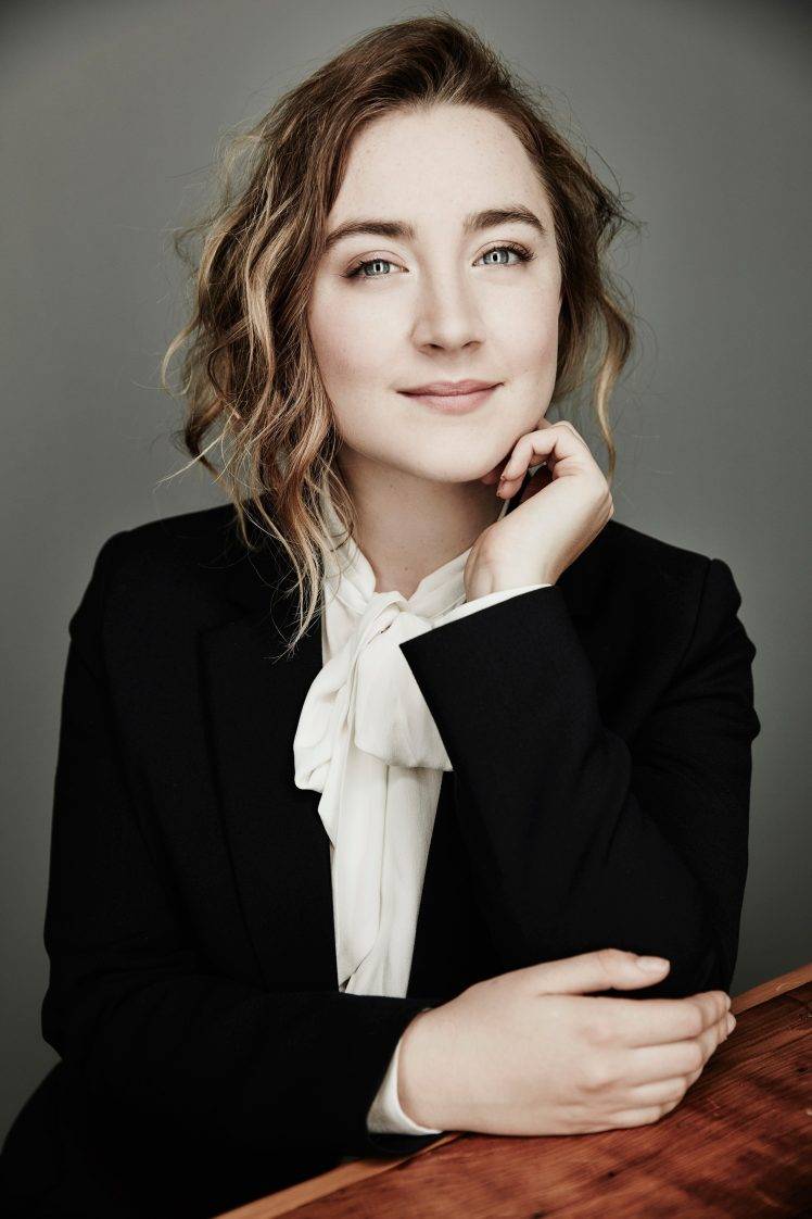 748x1122 actress, Saoirse Ronan, Looking At Viewer Wallpaper HD / Desktop