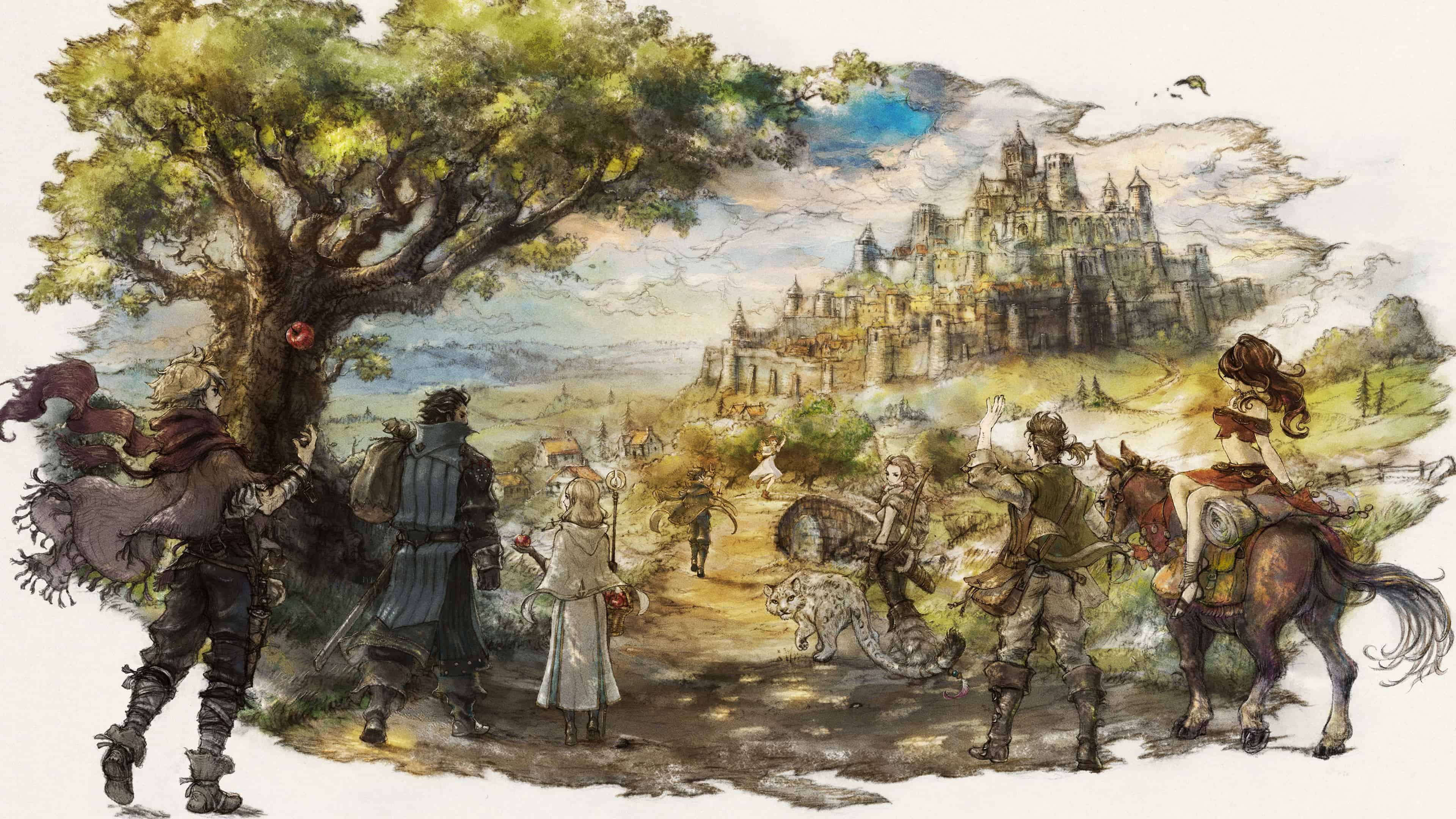 3840x2160 Octopath Traveler UHD 4K Wallpaper