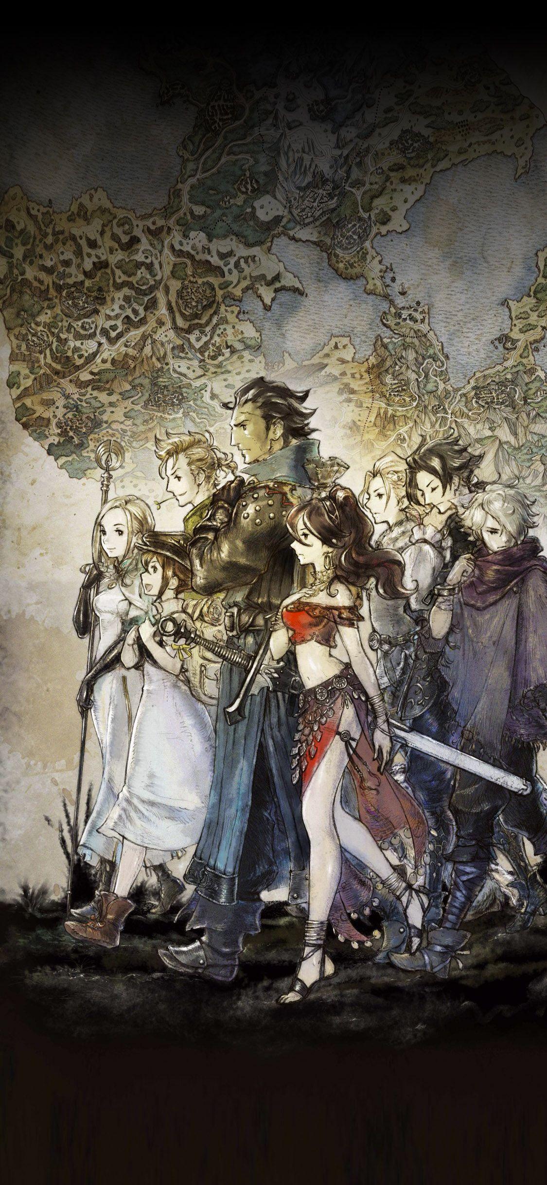 1125x2436 Octopath Traveler Desktop and Mobile Wallpaper