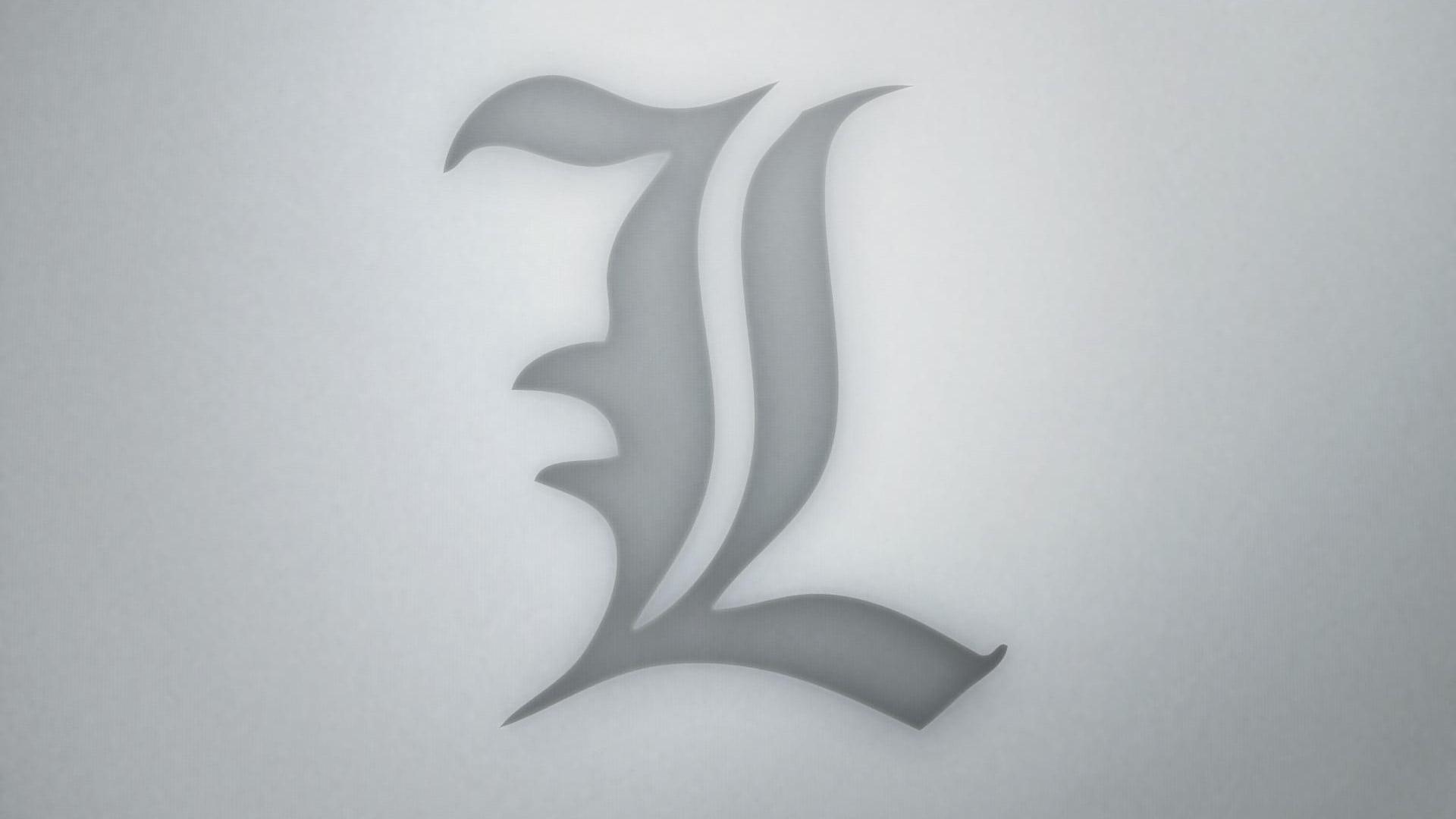1920x1080 Old English L letter, Death Note HD wallpaper