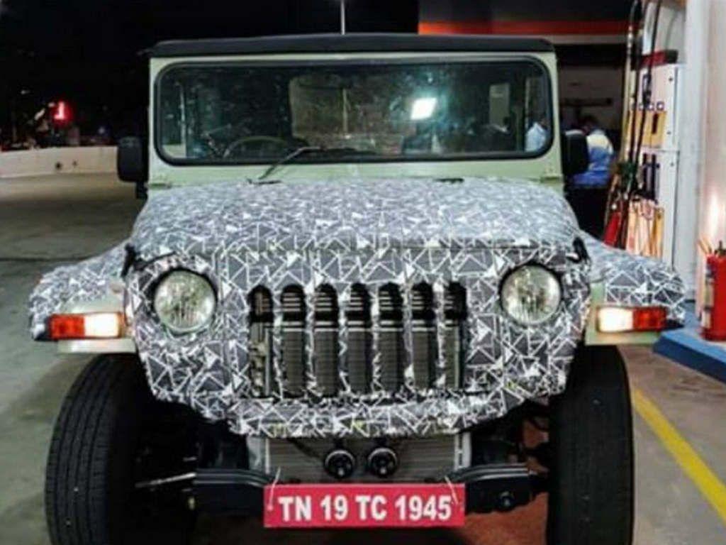 1024x768 Spy Image Reveal A Larger Next Generation Mahindra Thar 4x4