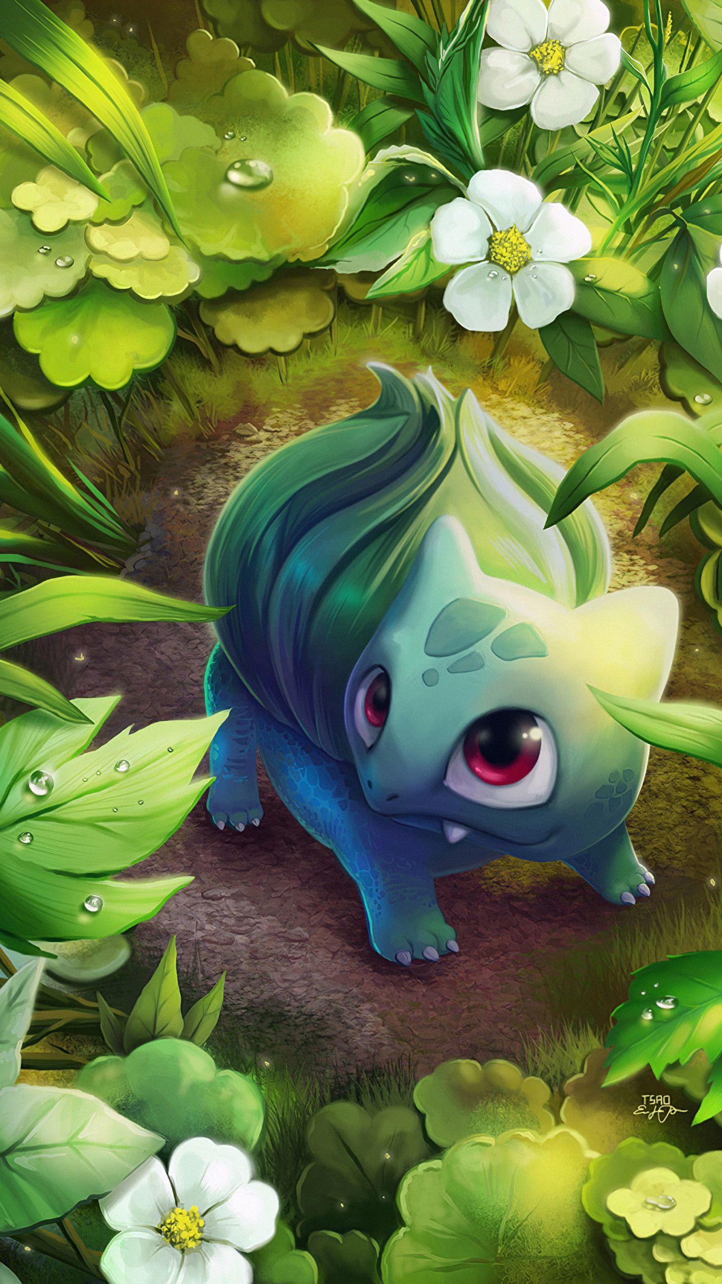 1440x2560 Bulbasaur Pokemon Samsung Galaxy S S7 , Google Pixel XL
