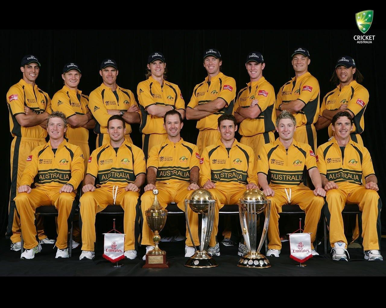 1280x1024 Australian Cricket Team Wallpaper