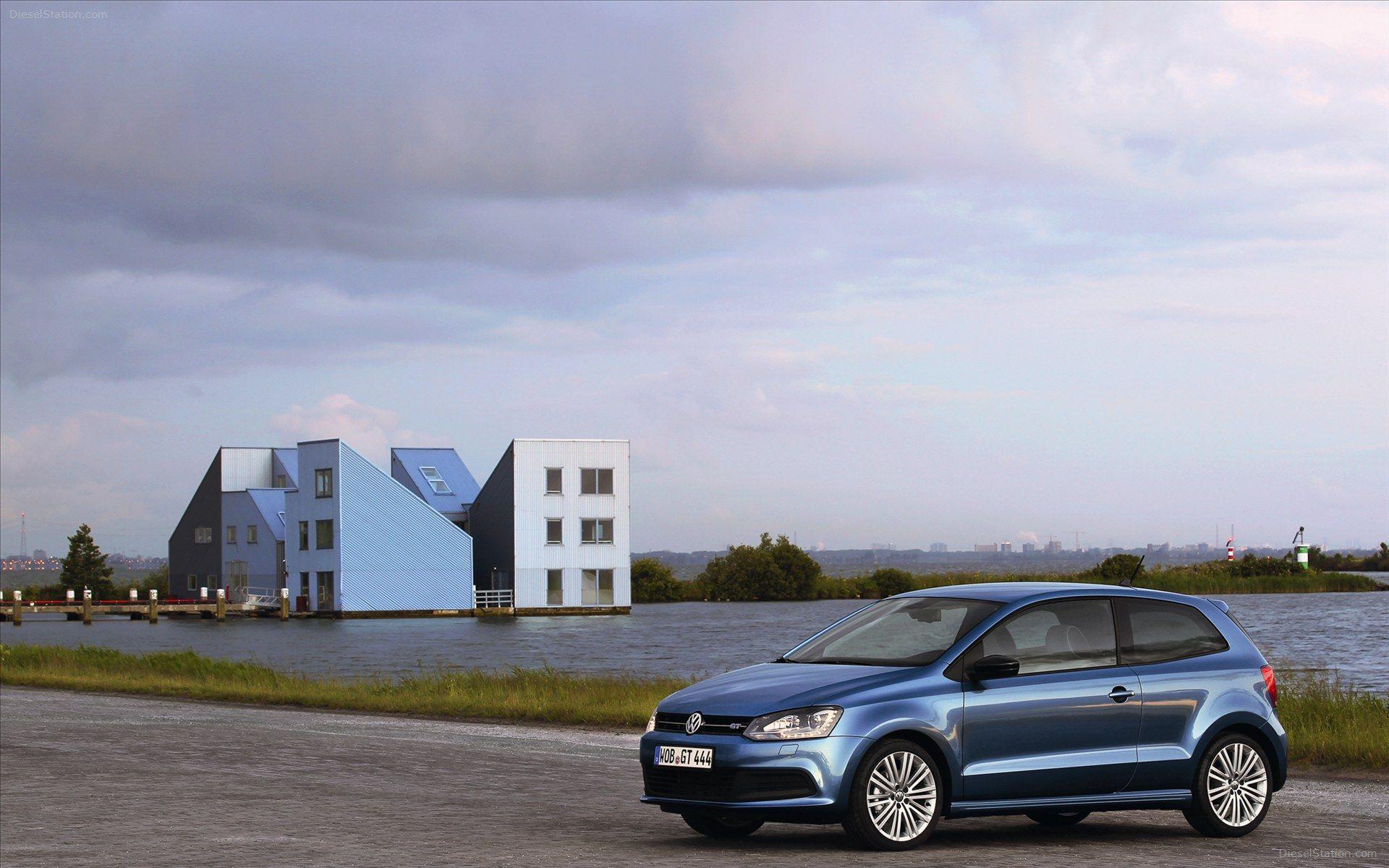 1920x1200 Volkswagen Polo Blue GT 2013 Widescreen Exotic Car Wallpaper