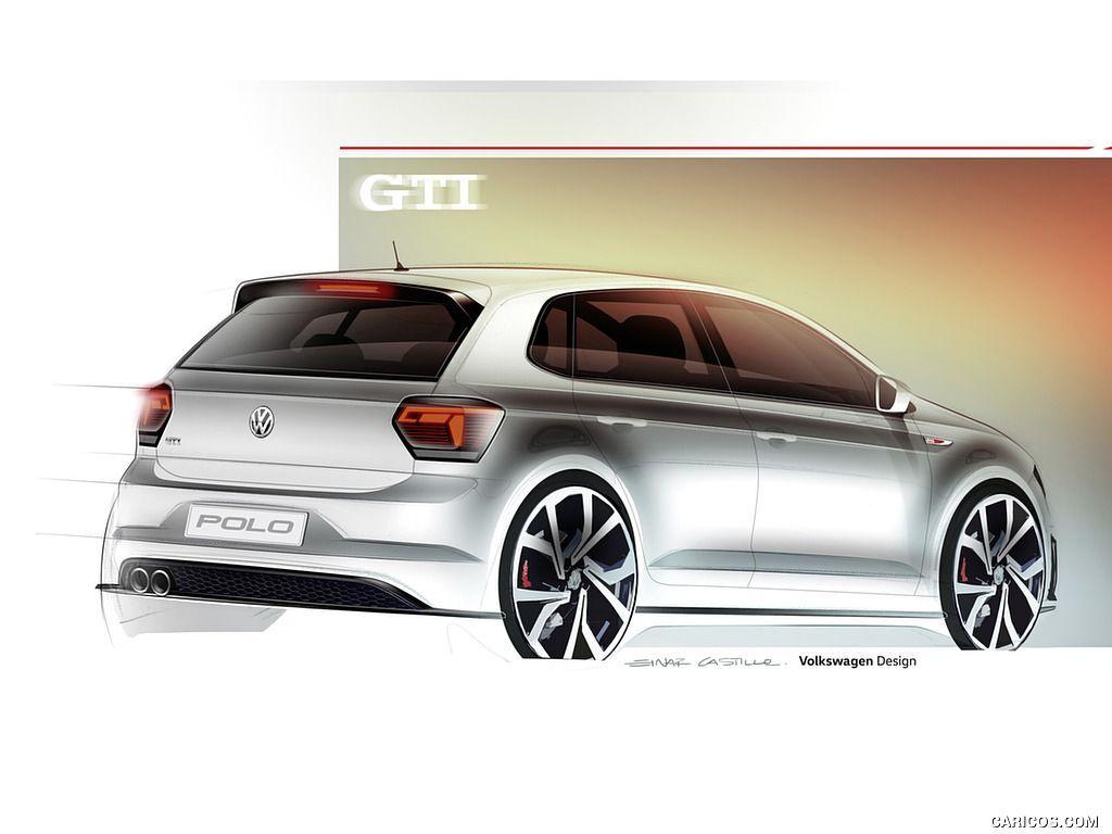 1024x768 Volkswagen Polo GTI Wallpaper. Skizzen design, Skizzen