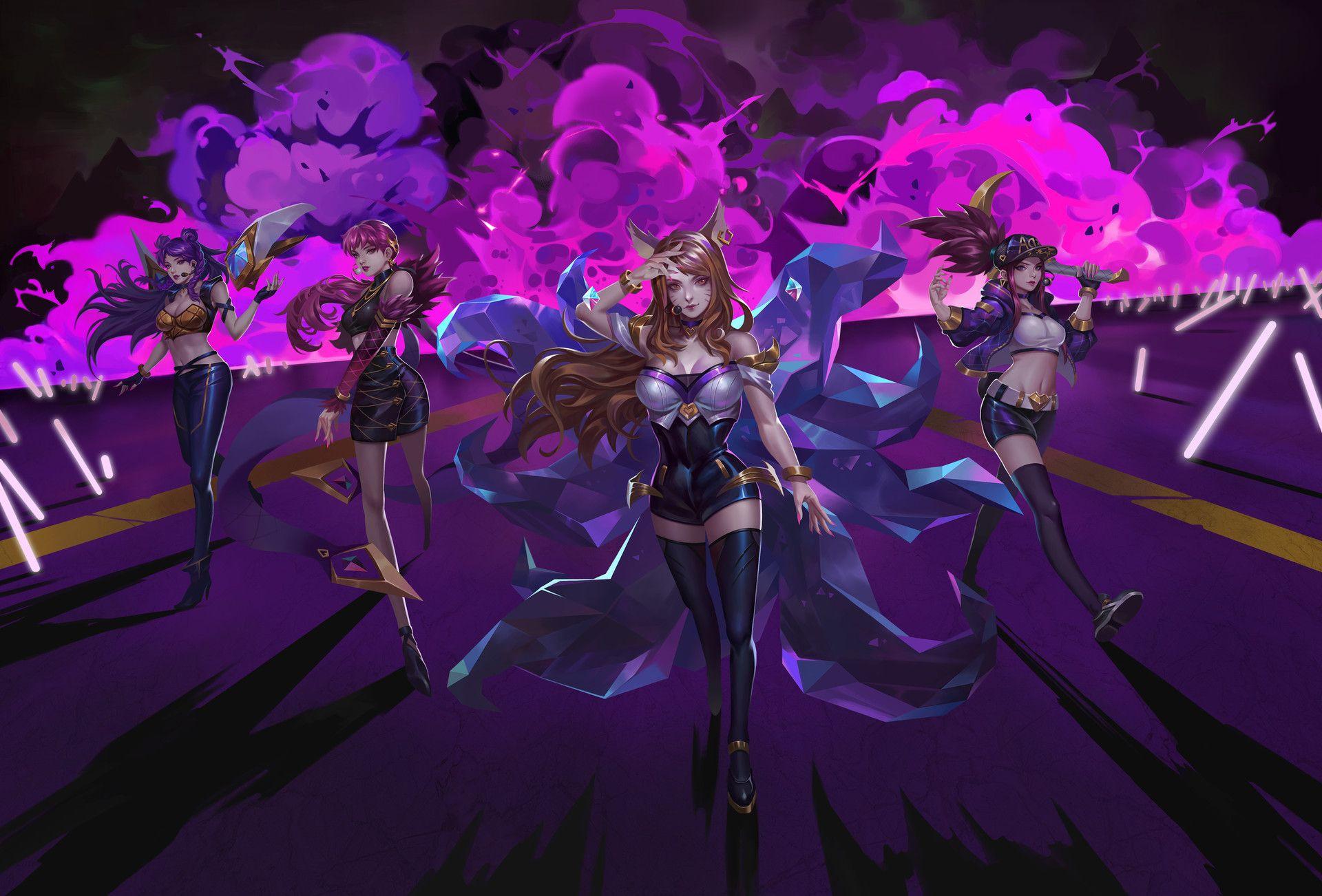 1920x1302 Ahri Akali Evelynn and Kai'Sa Wallpaper, HD Games 4K Wallpaper