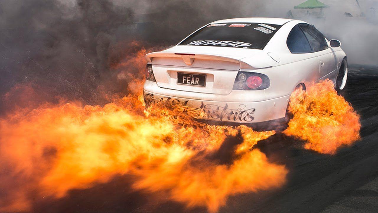 car burnout drift wallpaper