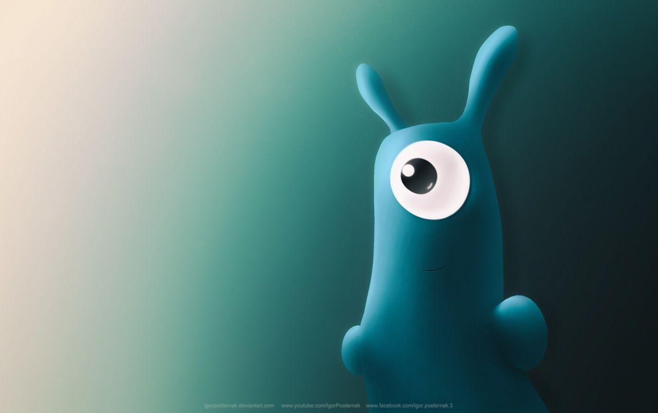 1280x804 Cute Monster wallpaper. Cute Monster