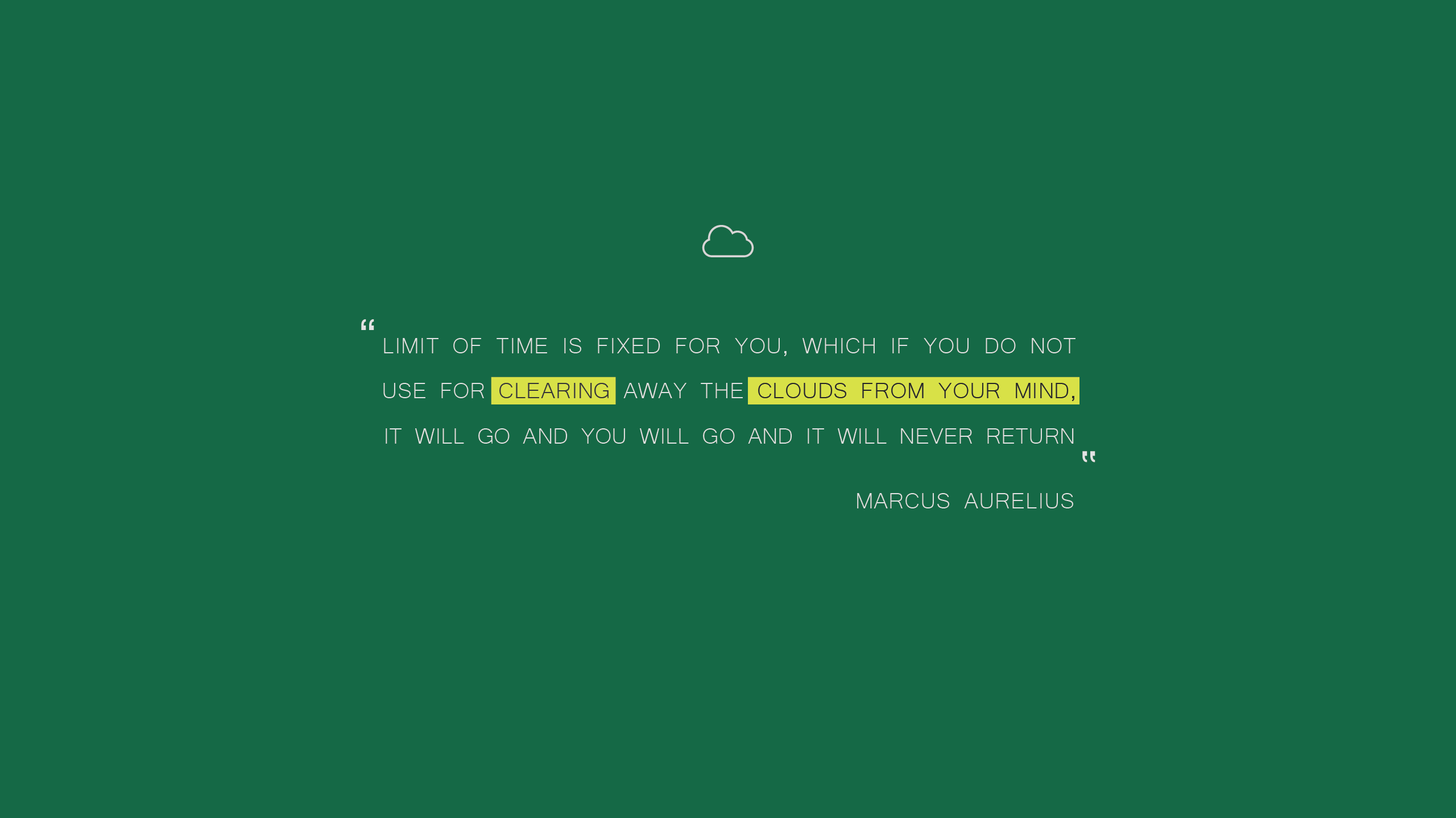 2560x1440 Marcus Aurelius Quote [2560 X 1440]