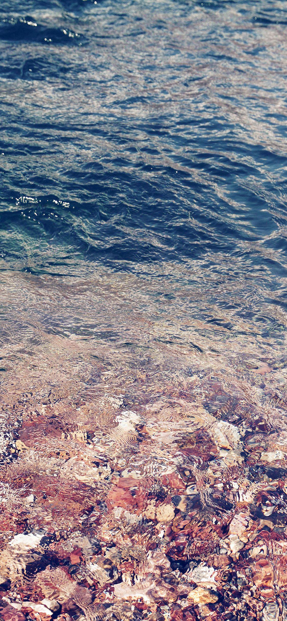 1125x2436 iPhone 8 wallpaper. water ripples sea