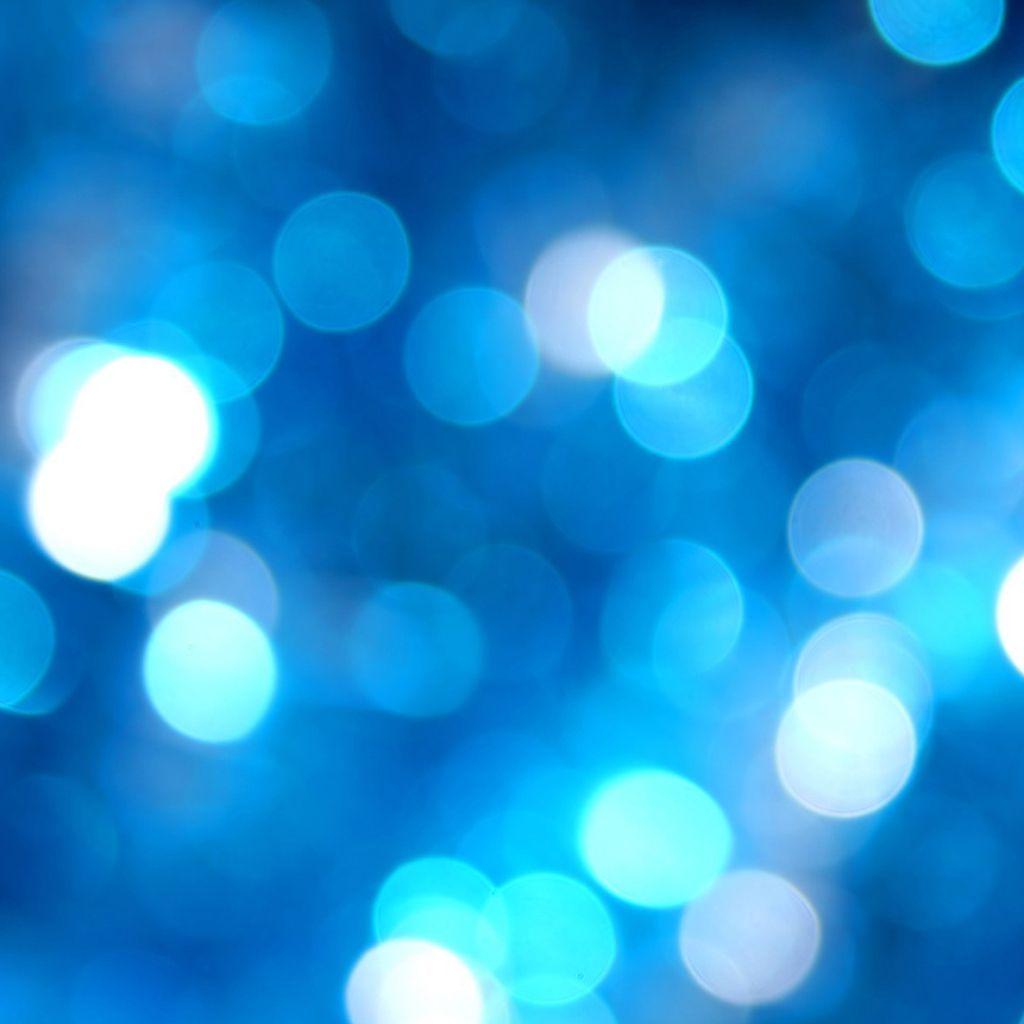 1024x1024 Blue Bubbles iPad Wallpaper Free Download