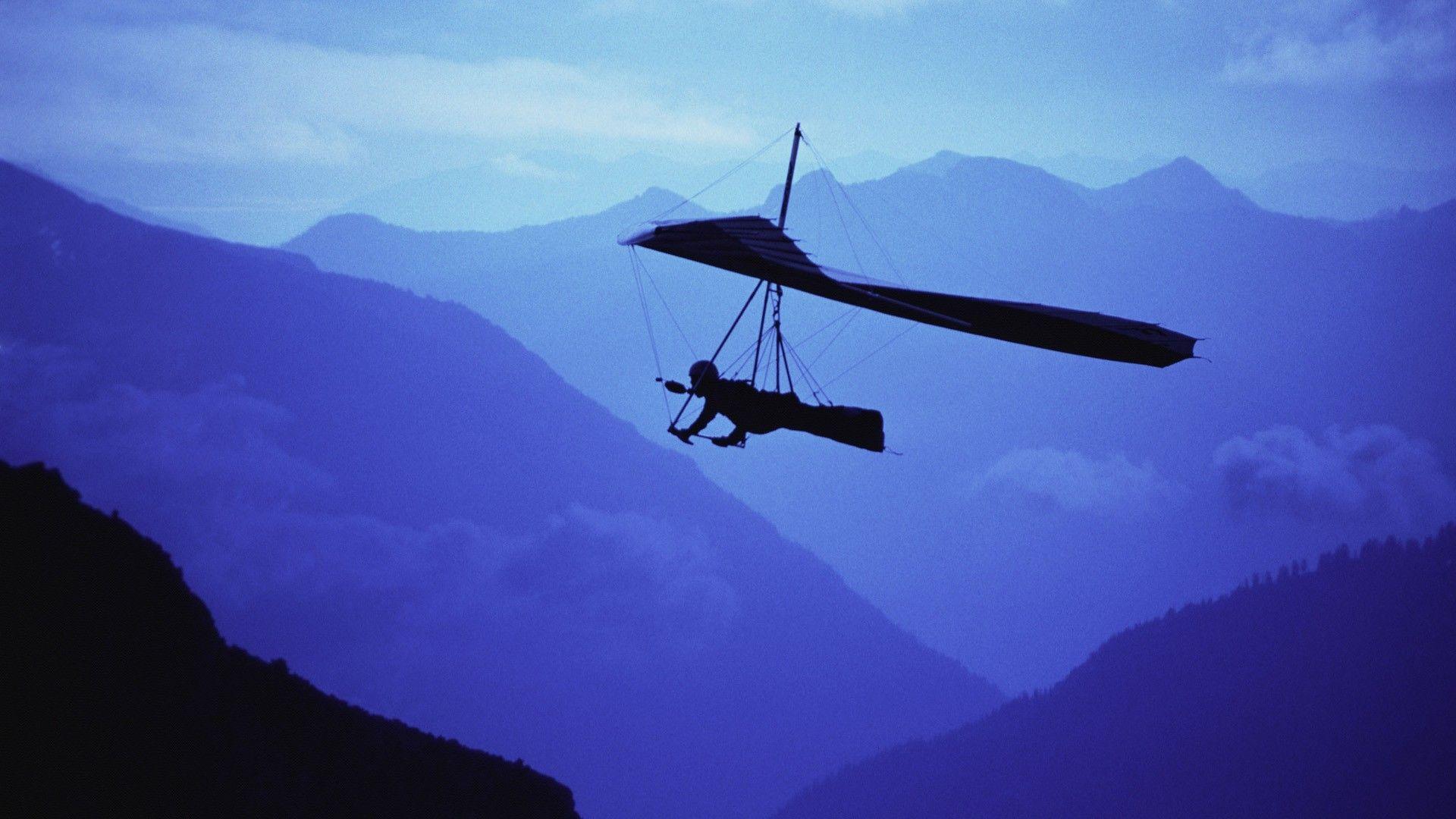 1920x1080 Image detail for -Hang glider over the mountains. Wallpaper To You. Hang gliding, Hang glider, Gliders