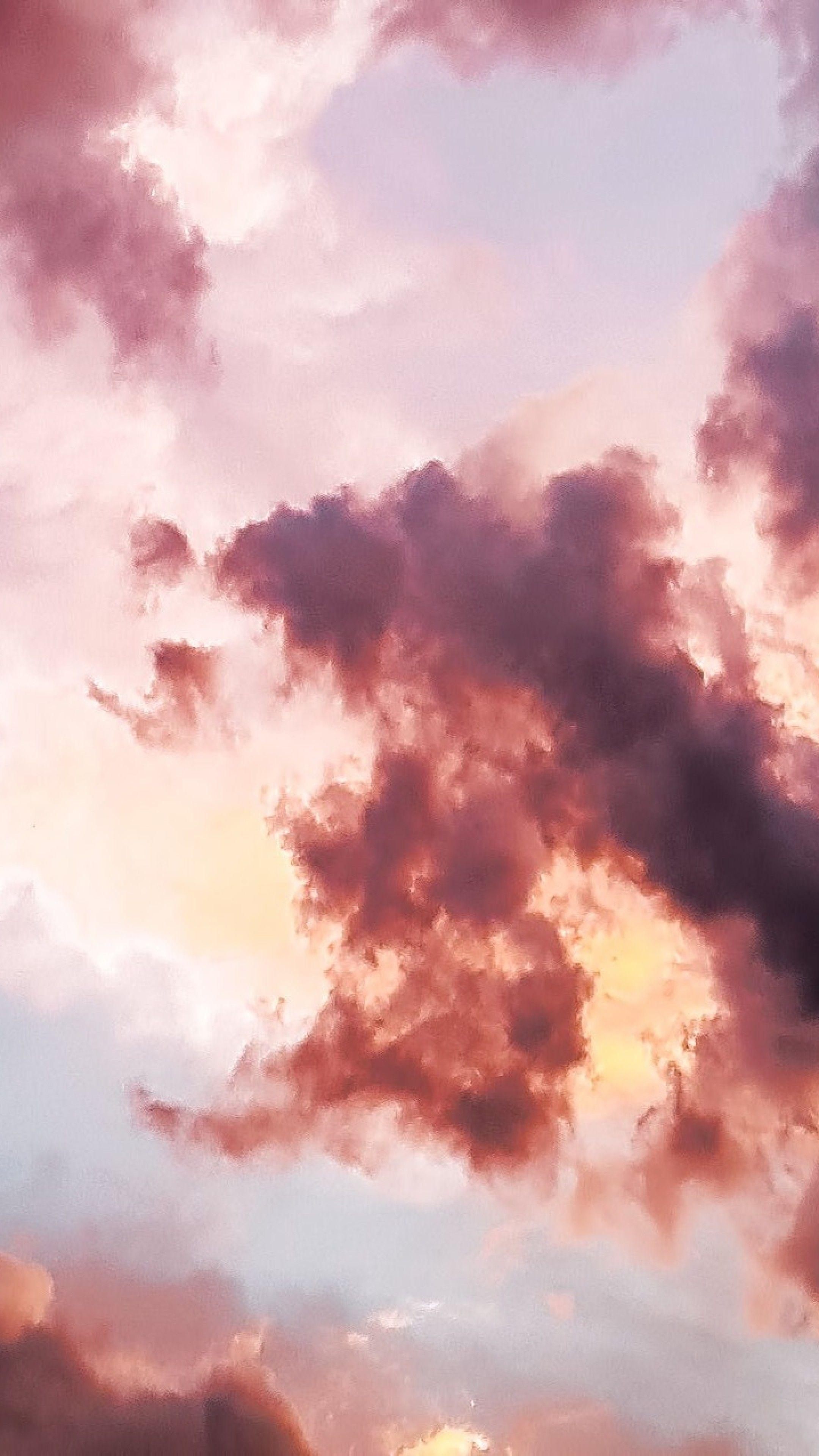 2160x3840 Red Clouds Sony Xperia X, XZ, Z5 Premium HD 4k Wallpaper