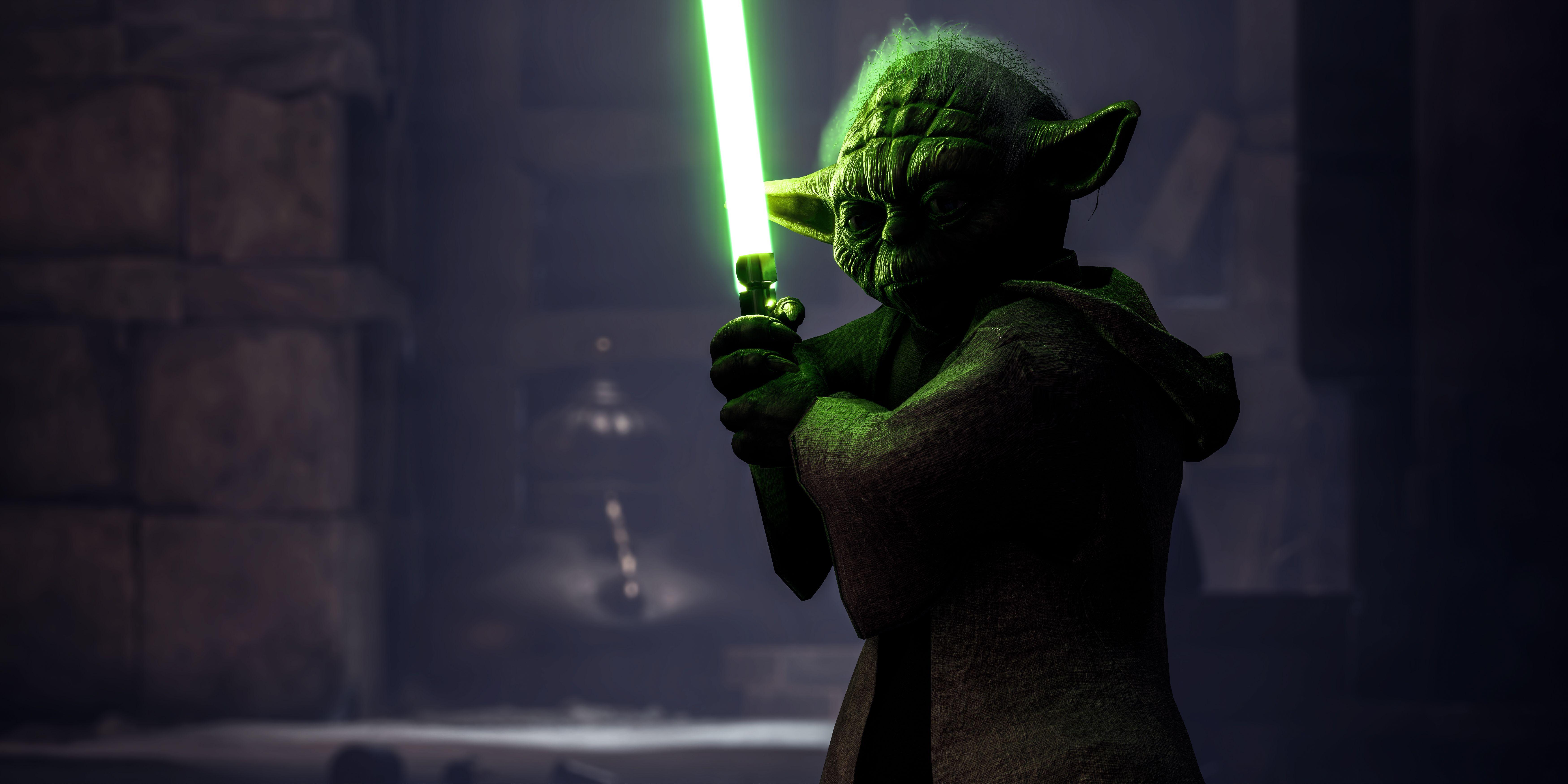 7000x3500 Wallpaper Yoda, Star Wars: Battlefront, 4K, 8K, Games,. Wallpaper for iPhone, Android, Mobile and Desktop