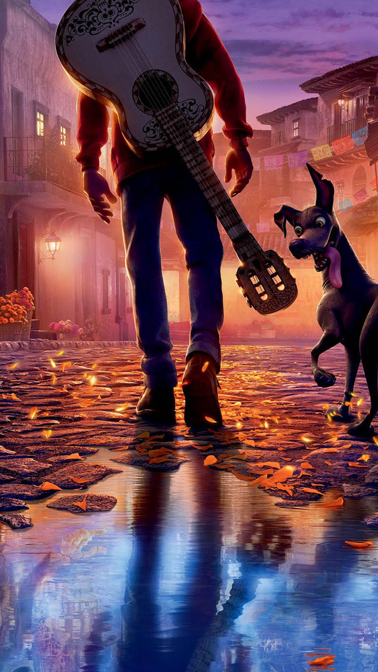 1242x2208 iPhone 6 wallpaper. disney pixar coco