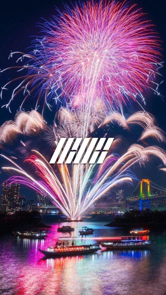 675x1200 Kpop Lockscreens IKON LOGO HAPPY NEW YEAR