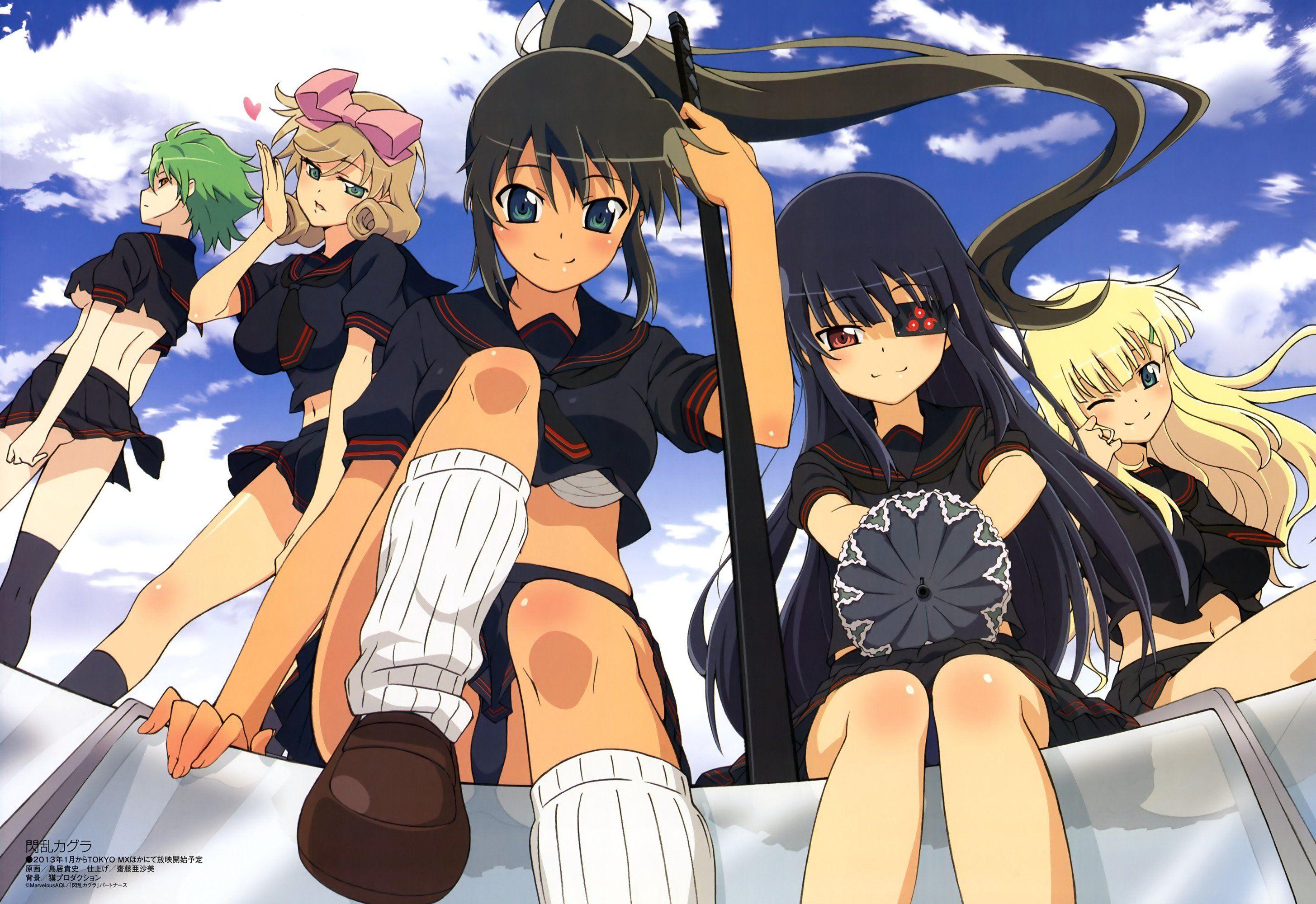 2910x2000 Senran Kagura, Homura, Yomi (Senran Kagura), Hikage, Mirai, Haruka HD Wallpaper / Desktop and Mobile Image & Photo