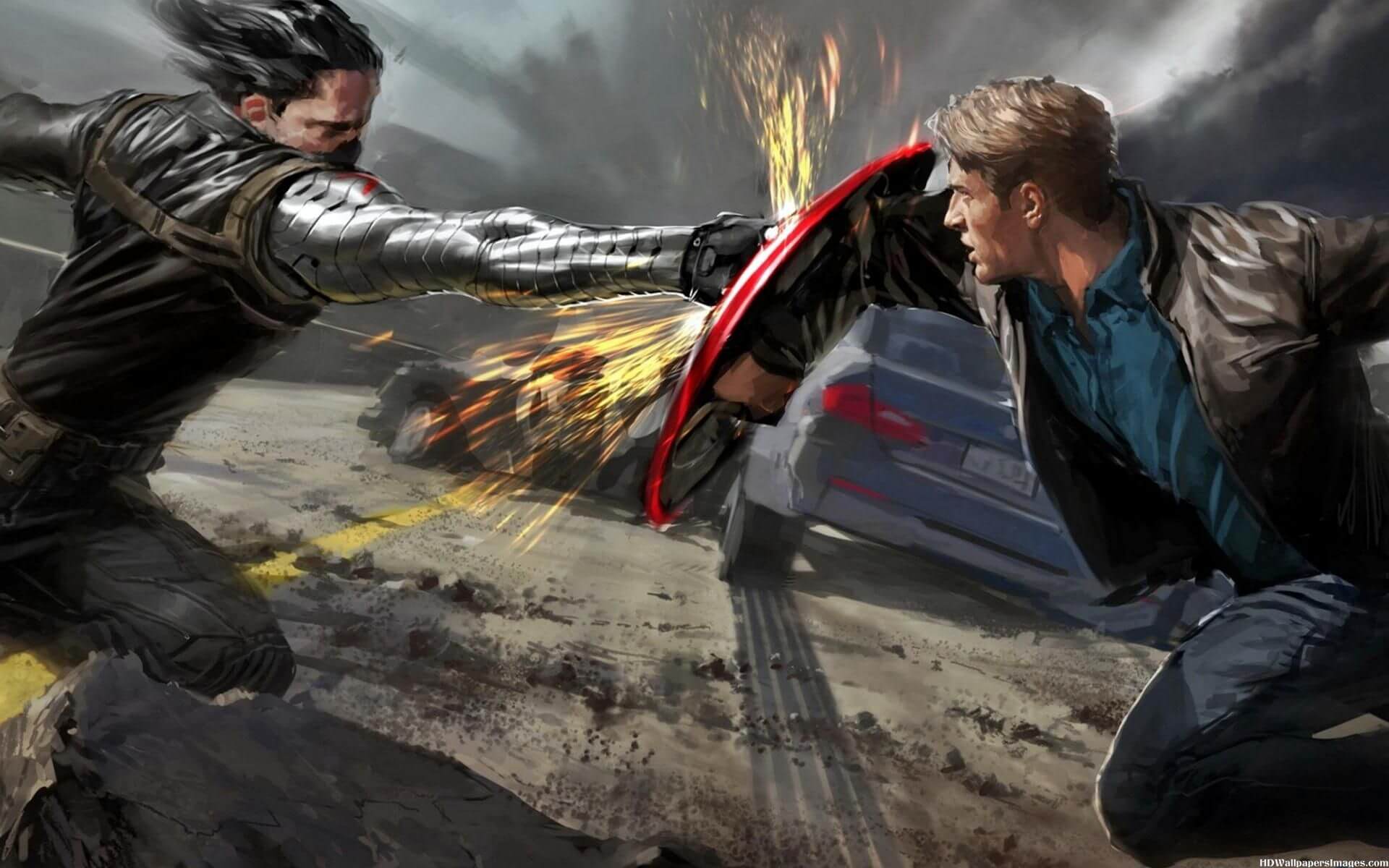 1920x1200 Winter Soldier Captain America Art wallpaper 2018 in Captain America