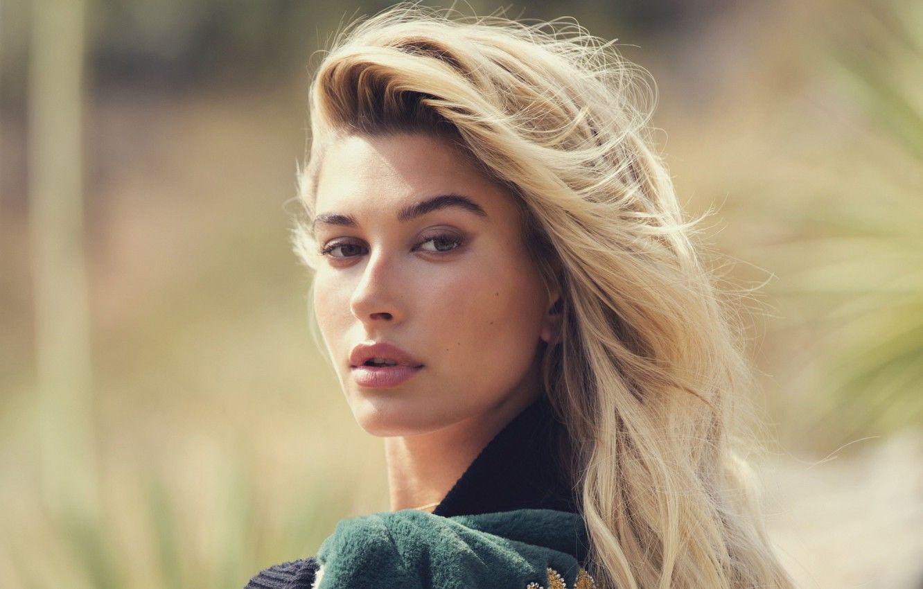 1332x850 Wallpaper model, portrait, blonde, Hailey Baldwin image