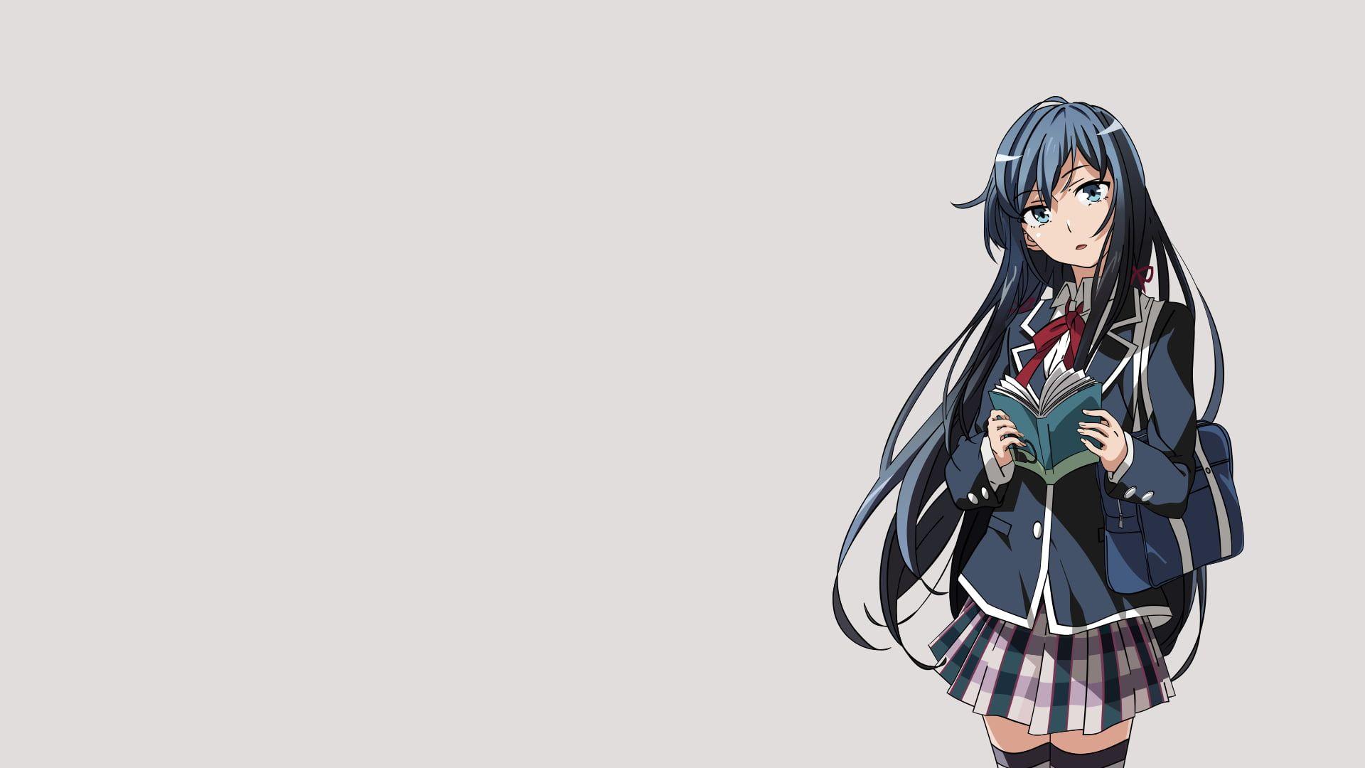 1920x1080 Yukinoshita Yukino illustration, Yukinoshita Yukino, Yahari Ore no