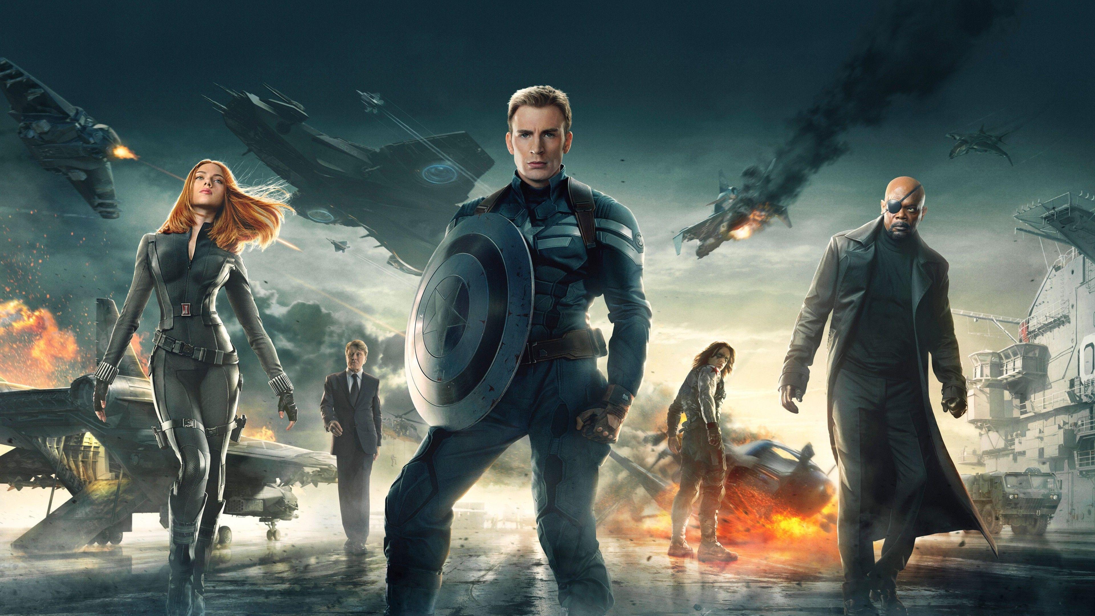 3840x2160 Captain America The Winter Soldier, Phim HD, Hình nền 4k, Hình ảnh