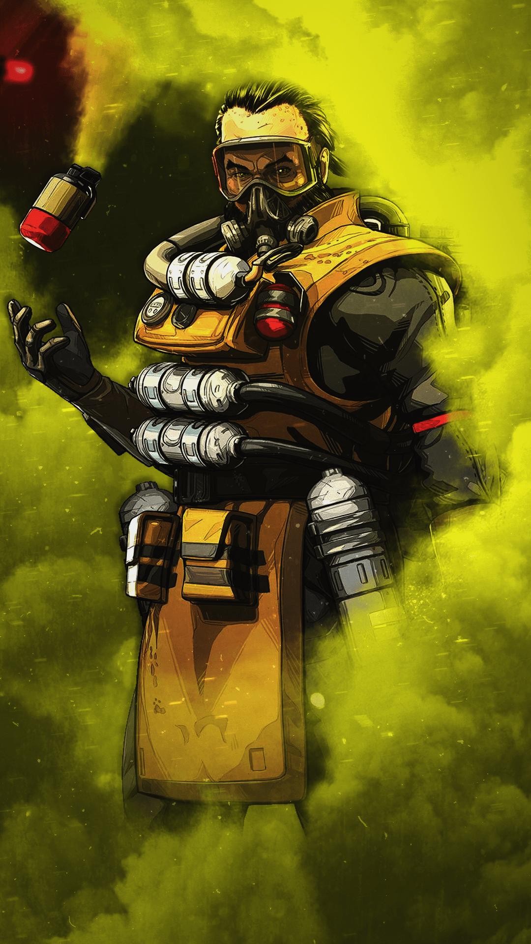 Download Apex Legends  Intricate Study Of Caustic In Action Wallpaper   Wallpaperscom