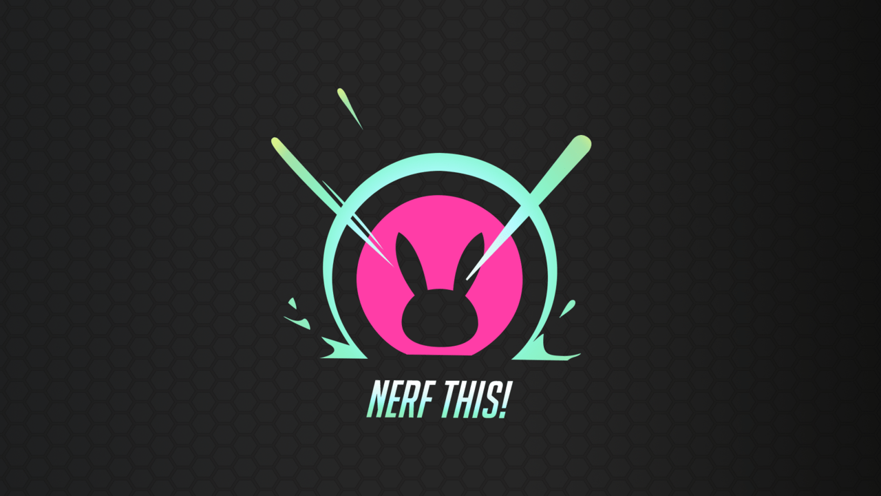 1280x720 Original Wallpaper Wallpaper Dva Nerf, HD Wallpaper
