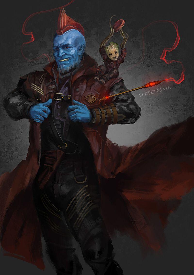 800x1132 Free download Yondu and Groot by sunsetagain [800x1132]