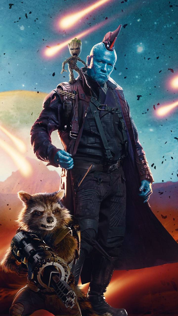 720x1280 Yondu Rocket Groot wallpaper