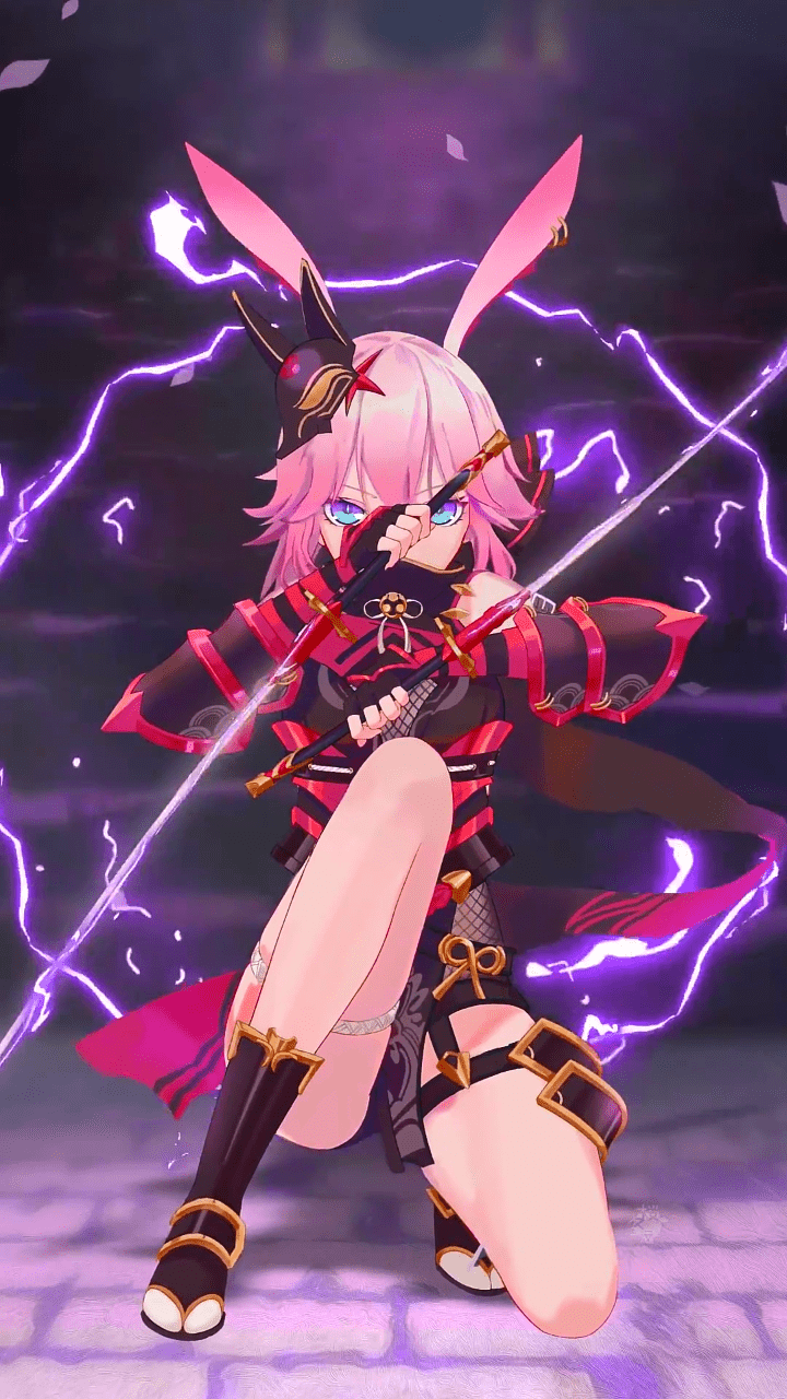 720x1280 Arknights Operator: Honkai Impact 3 Yae Sakura Wallpaper HD