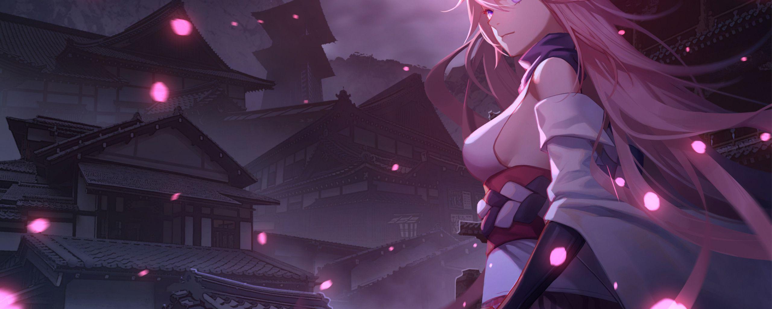 2560x1024 Yae Sakura Benghuai Xueyuan HD 2560x1024 Resolution HD