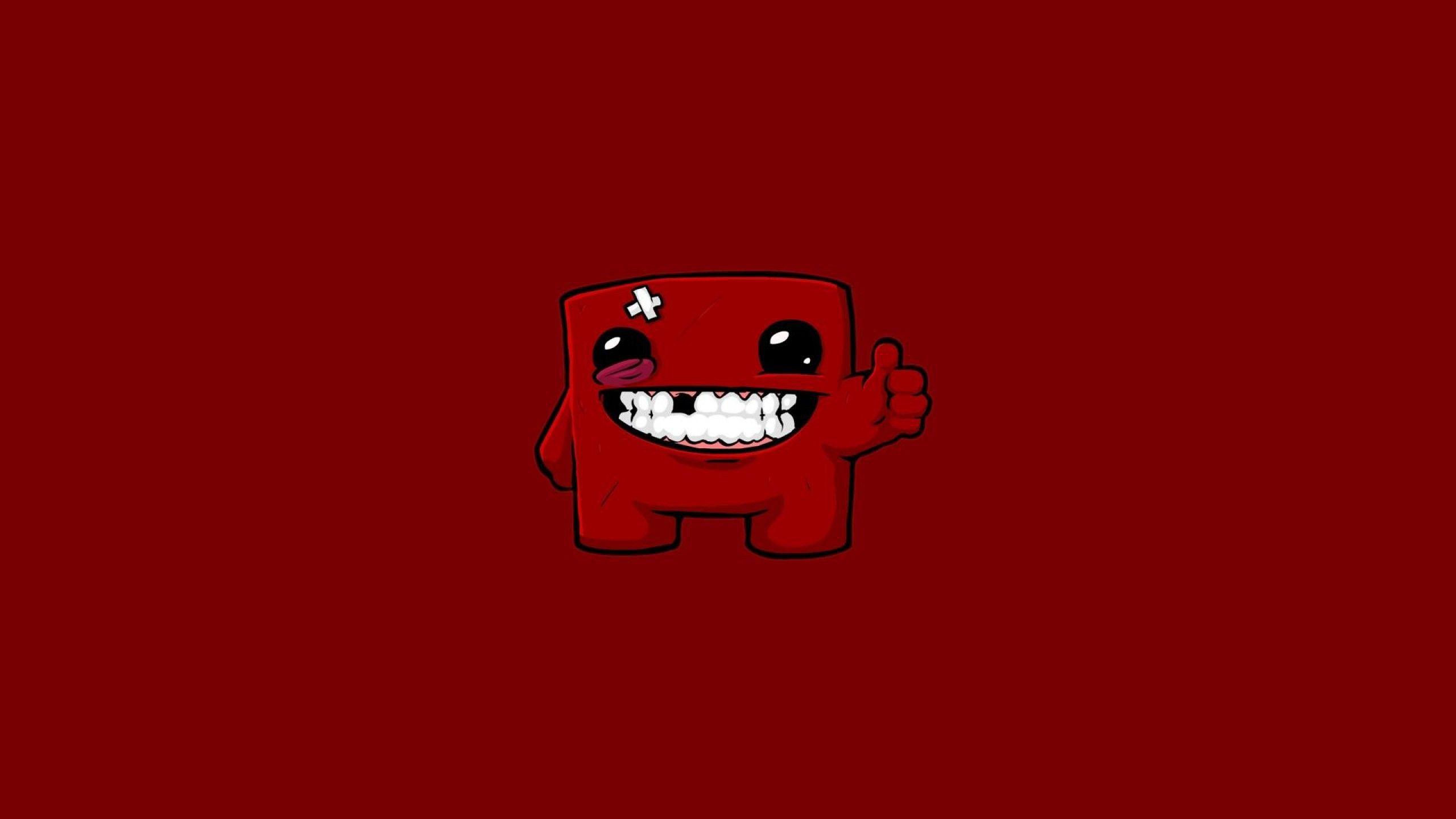 2560x1440 Super Meat Boy Wallpaper