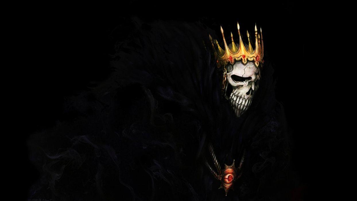1244x700 Bleach anime series death Barragan Luisenbarn crown skull Espada