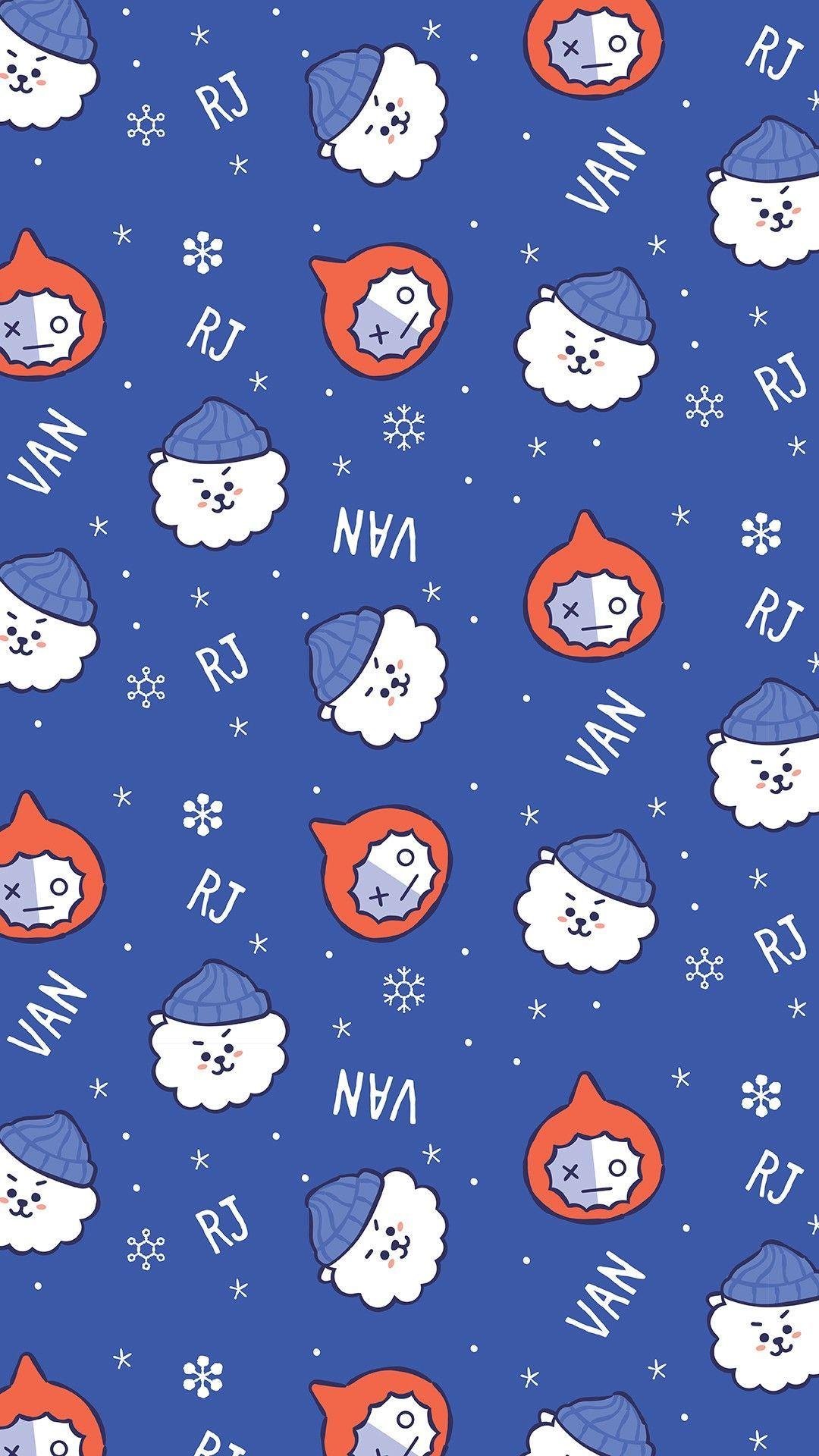 1080x1920 rj #van #let It Snow # Wallpaper #hd #lockscreen #linefriends - Bt21 Christmas - Tải xuống Hình nền & Nền HD