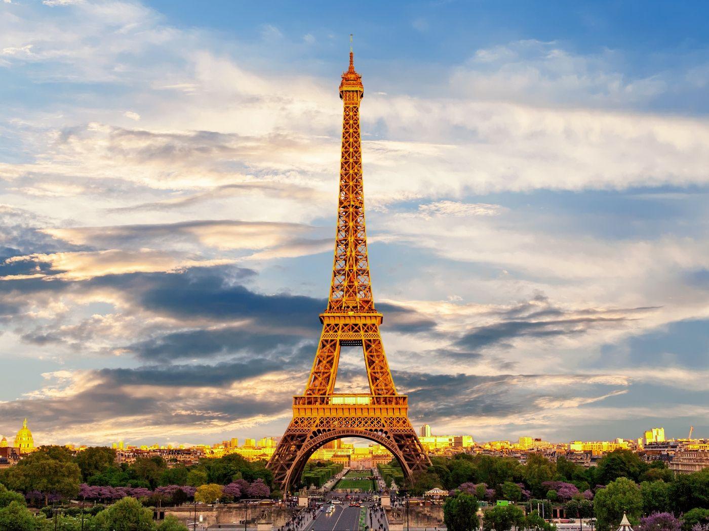 1400x1050 Download wallpaper 1400x1050 eiffel tower, paris, france