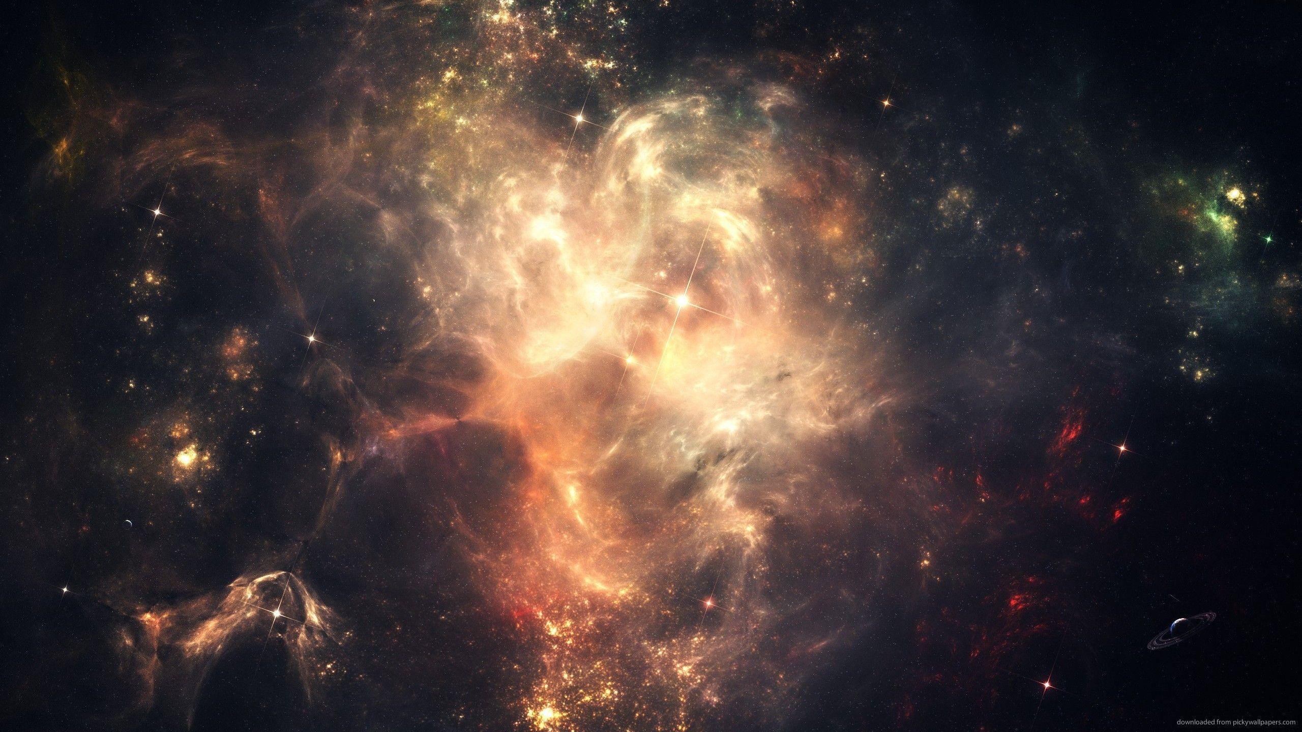 2560x1440 Download 2560x1440 Bright Galaxy Wallpaper