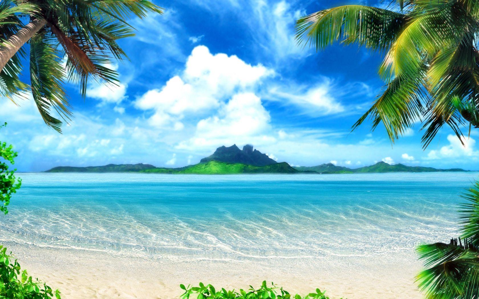 1680x1050 Free download The best beach scenery Wallpaper Beach Picture